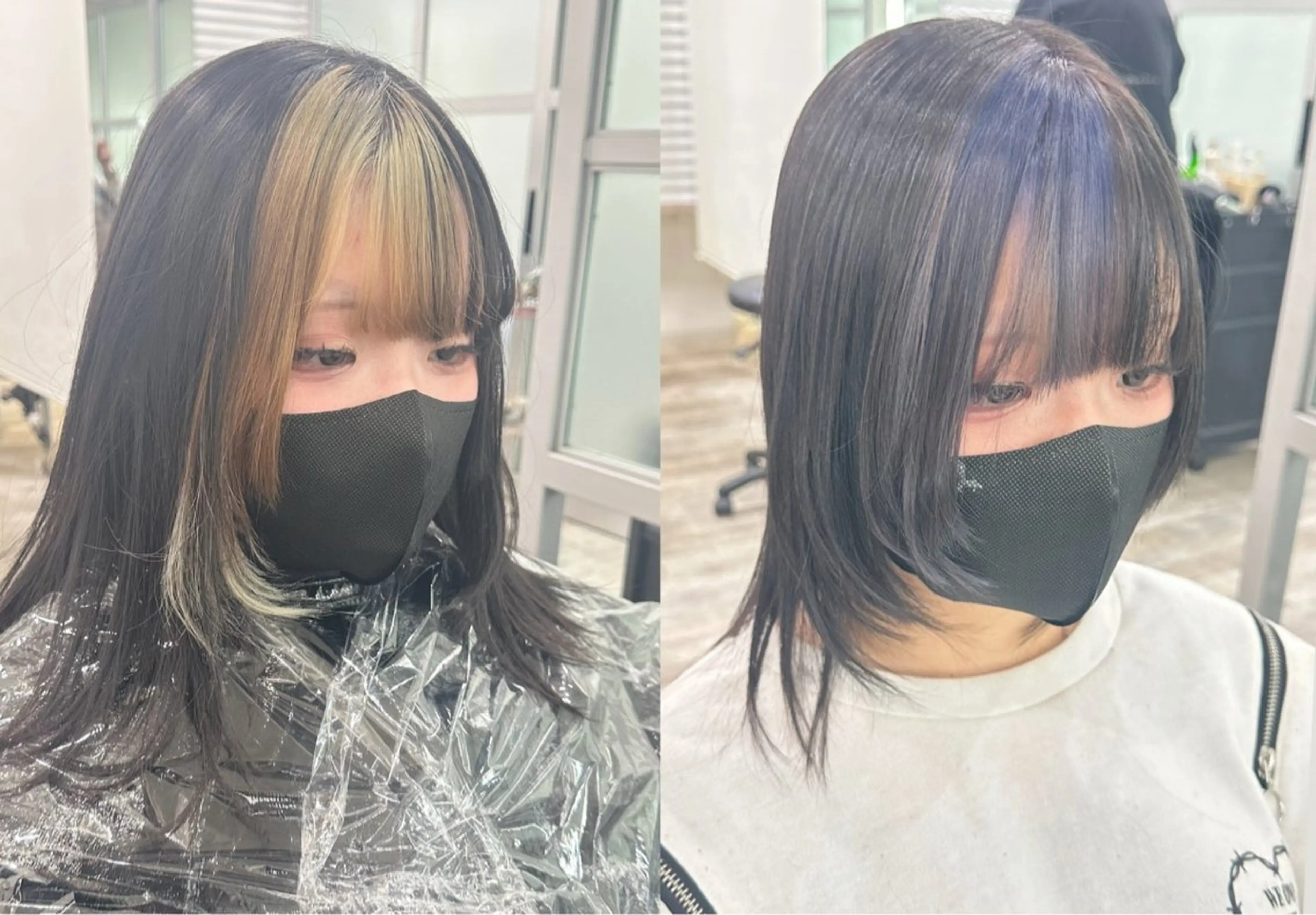 ミディアム カラー カット ヘアカラー 北千住✂️モデル募集 💫Ryoya💫のヘアスタイル