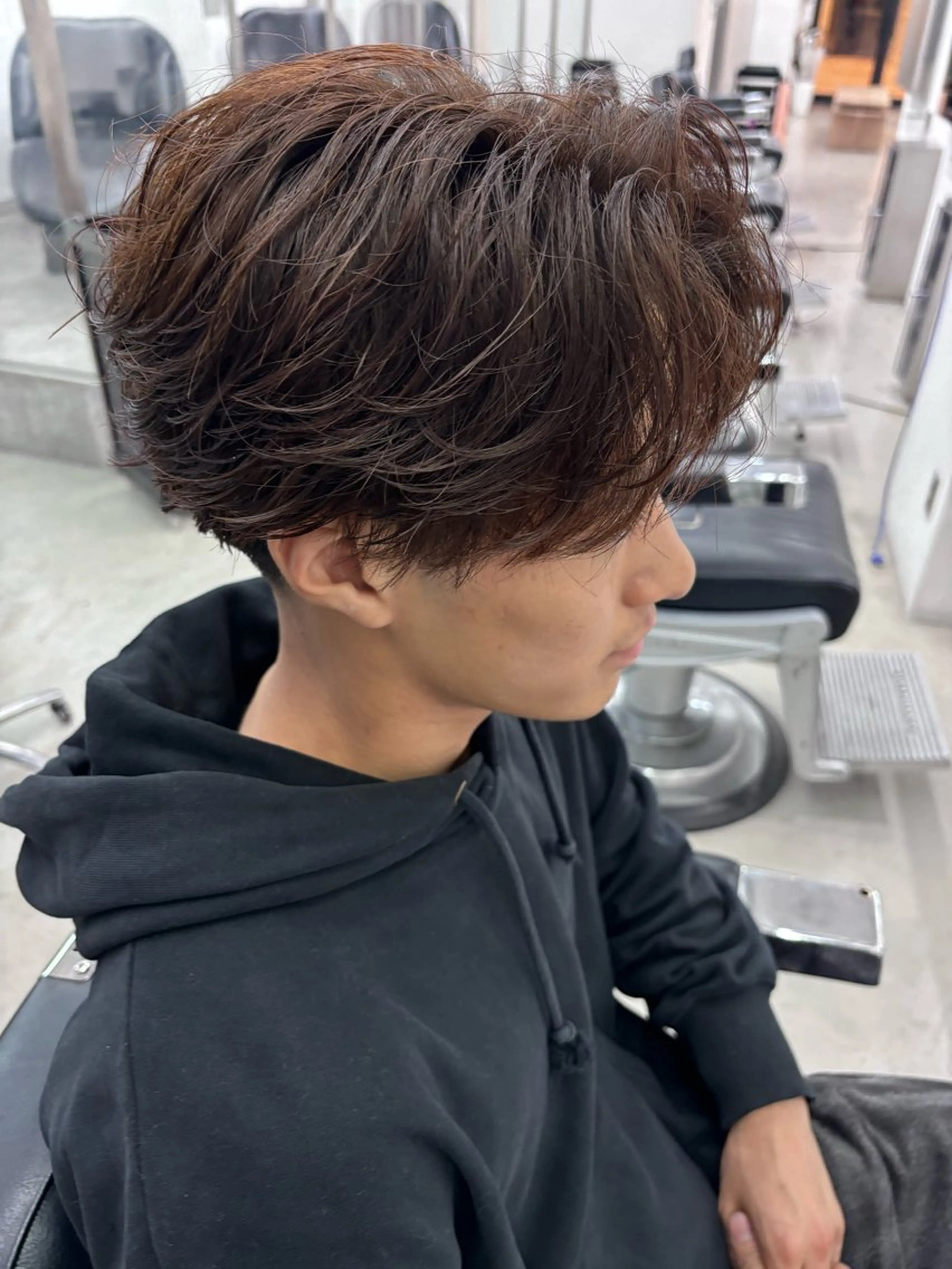 カラー パーマ メンズ カット パーマ トリートメント 土岐 仁/メンズ専門 パーマ特化美容師🌀のヘアスタイル