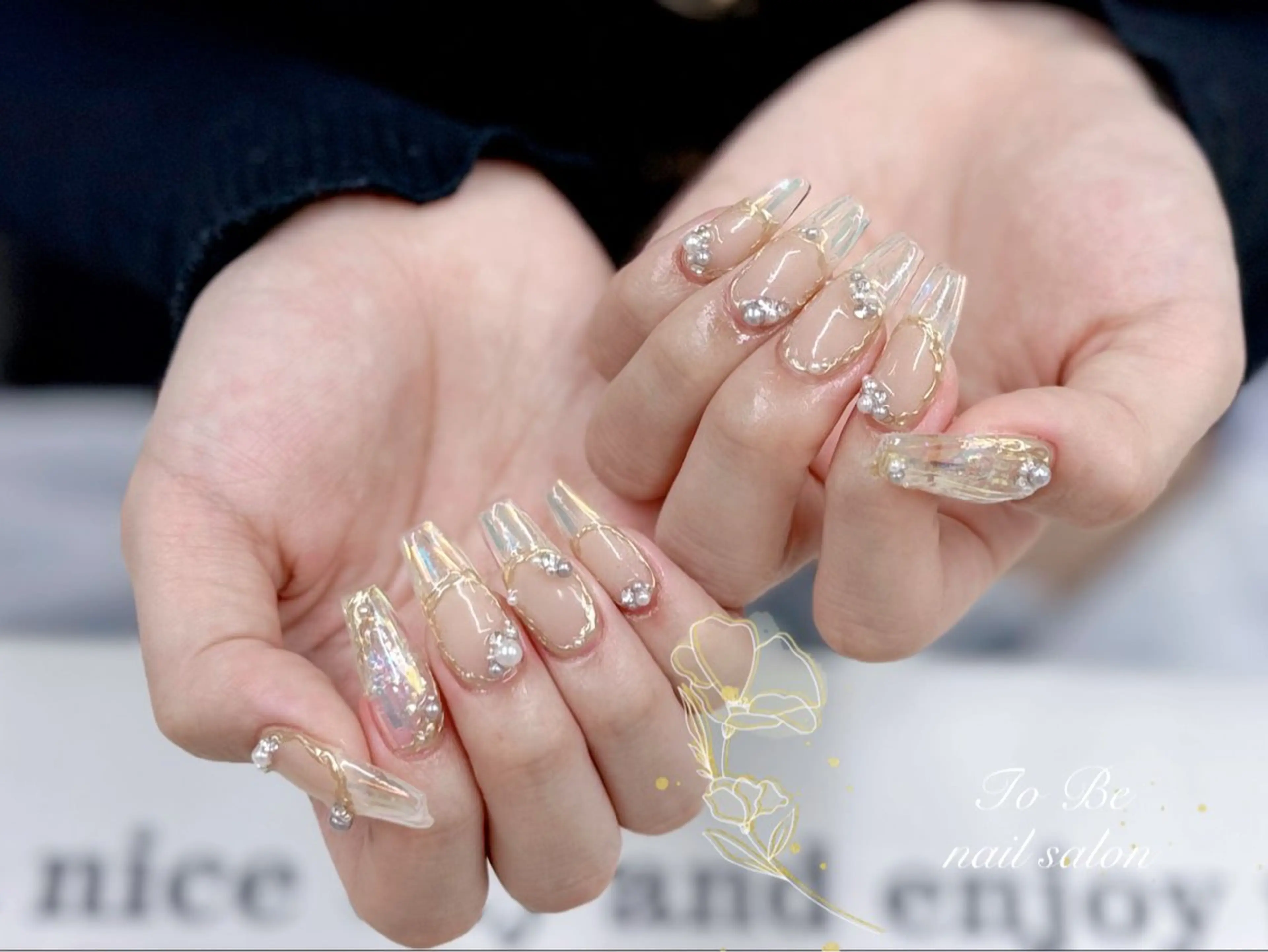 ネイル ハンドネイル Nail Salon To Be珈月のネイルデザイン