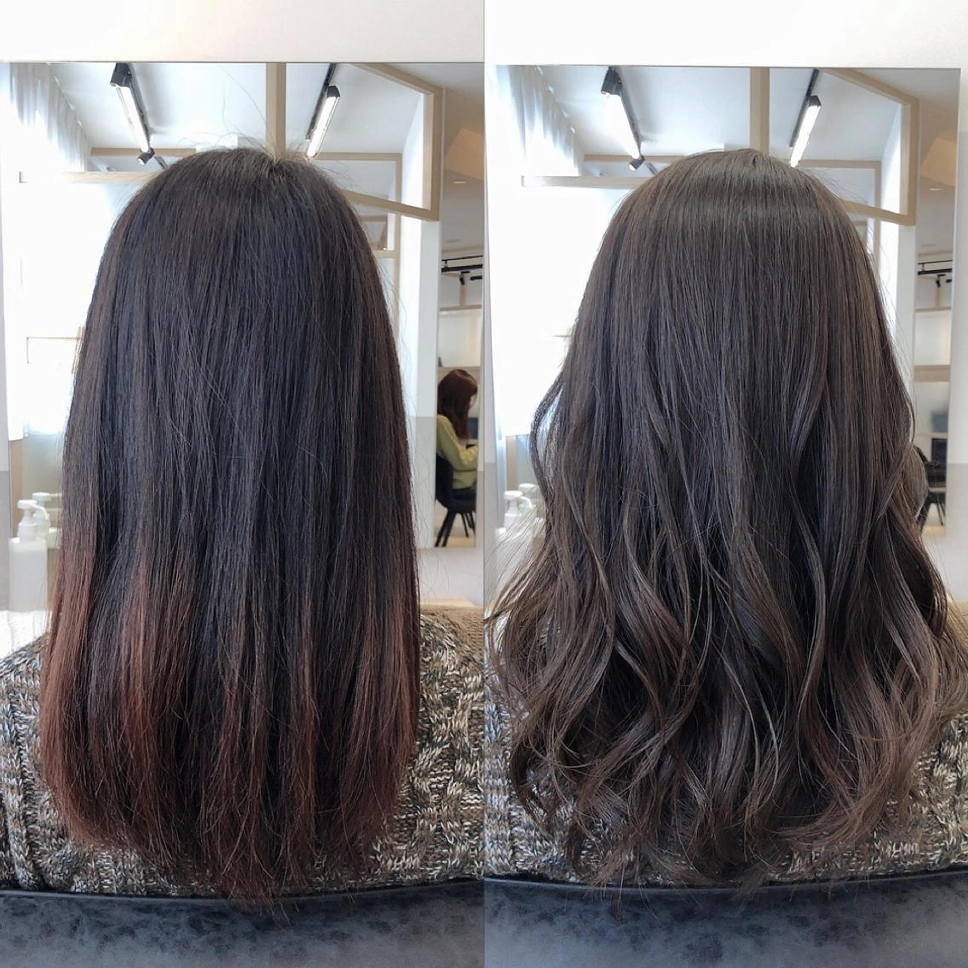 セミロング カラー 西野 美空🍊のヘアスタイル