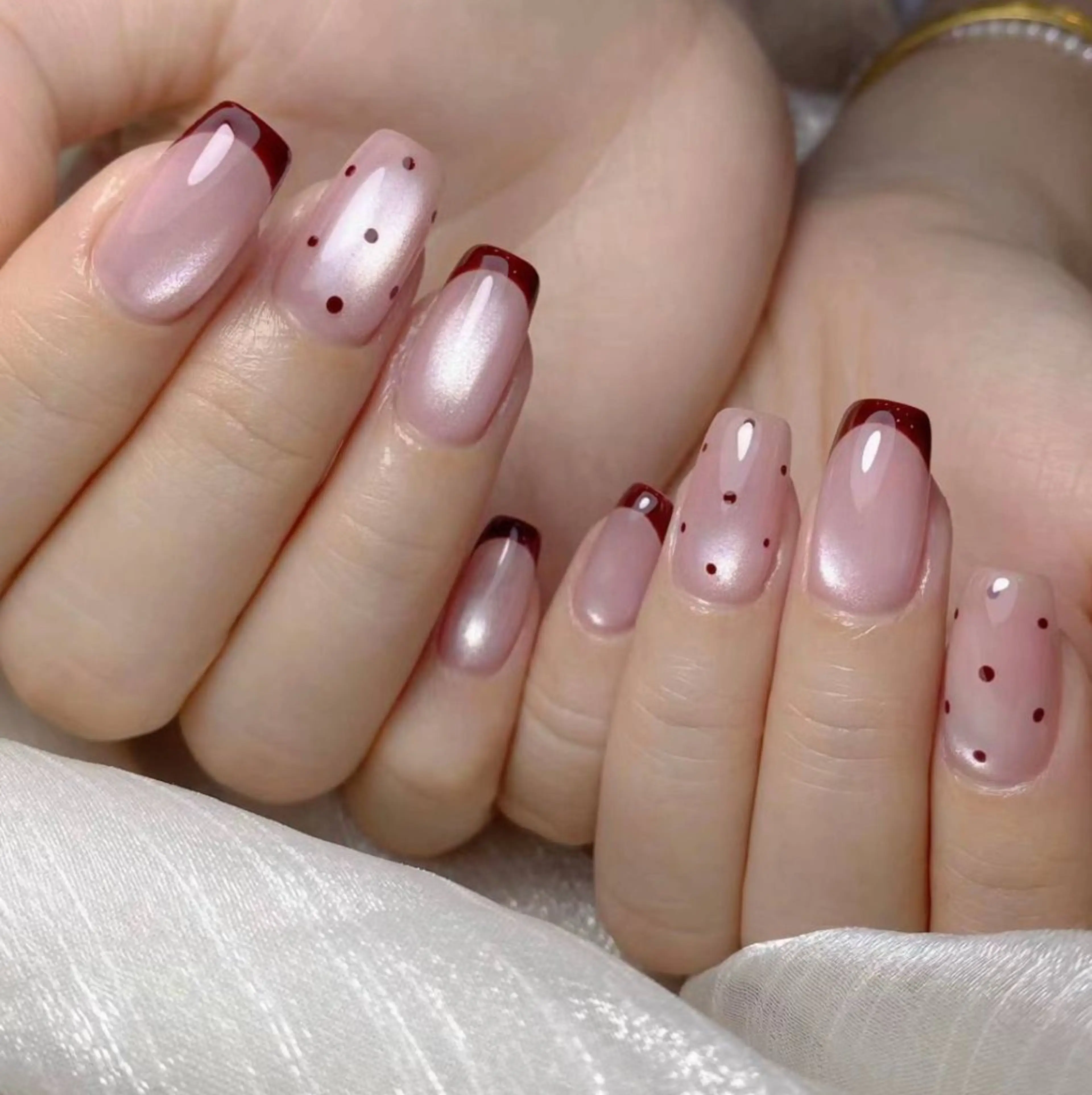 ネイル アートネイル フレンチネイル ジェルネイル グラデーション 韓国ネイル 村中 ハナのネイルデザイン