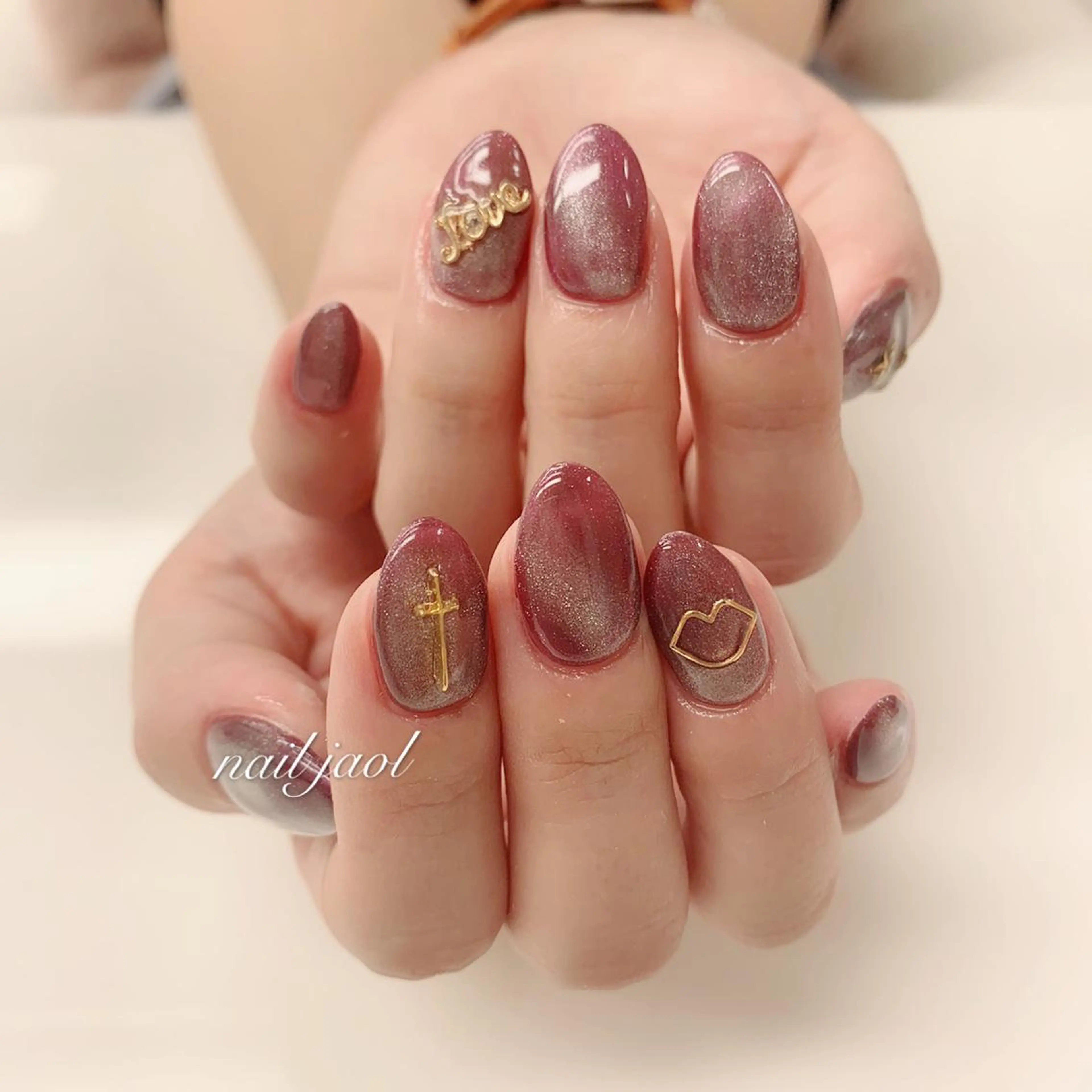 ミディアム nail jaol池袋店所属・ネイルJaol 池袋のネイルデザイン