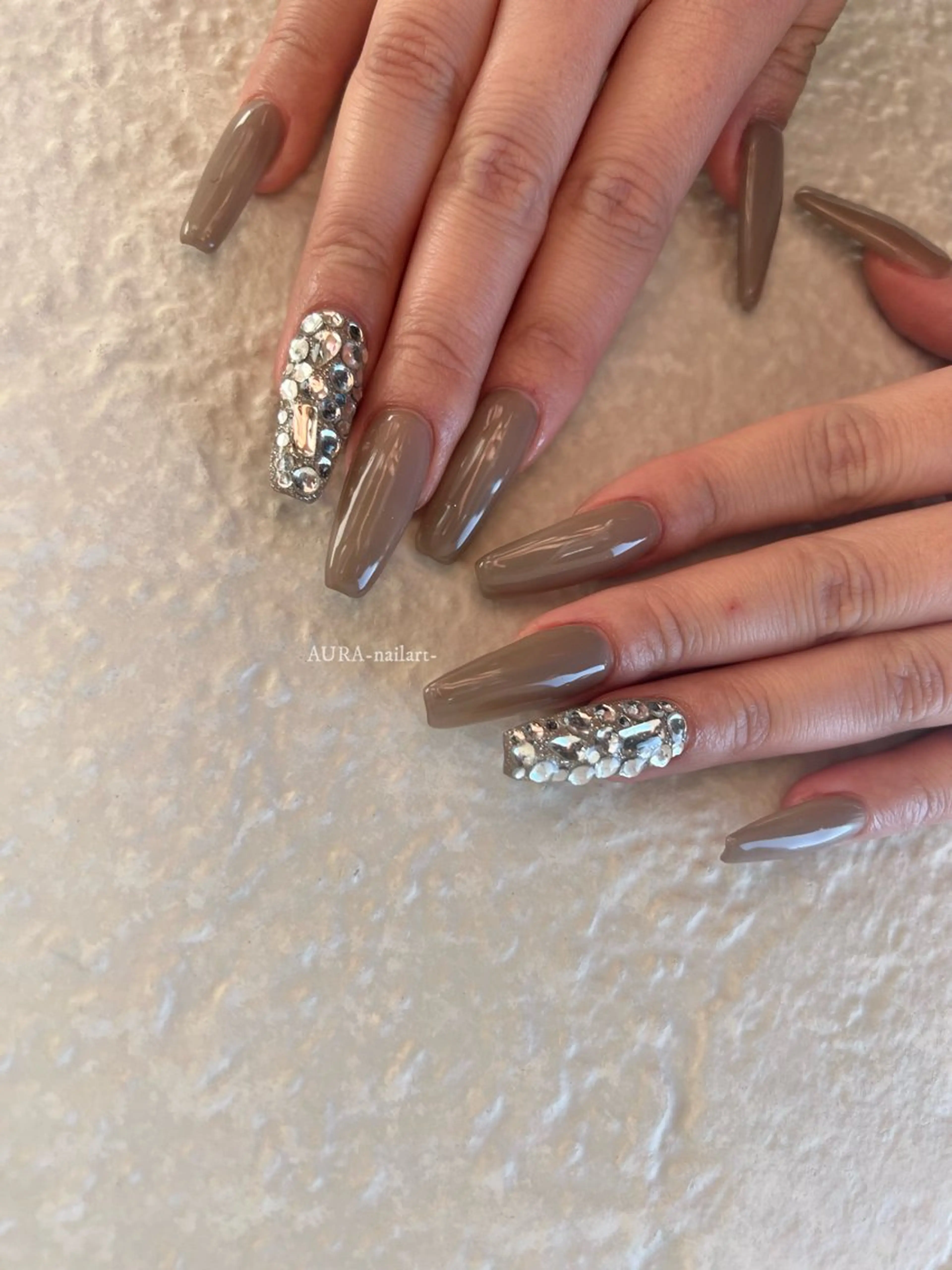 ネイル ハンドネイル AURA nailartのネイルデザイン