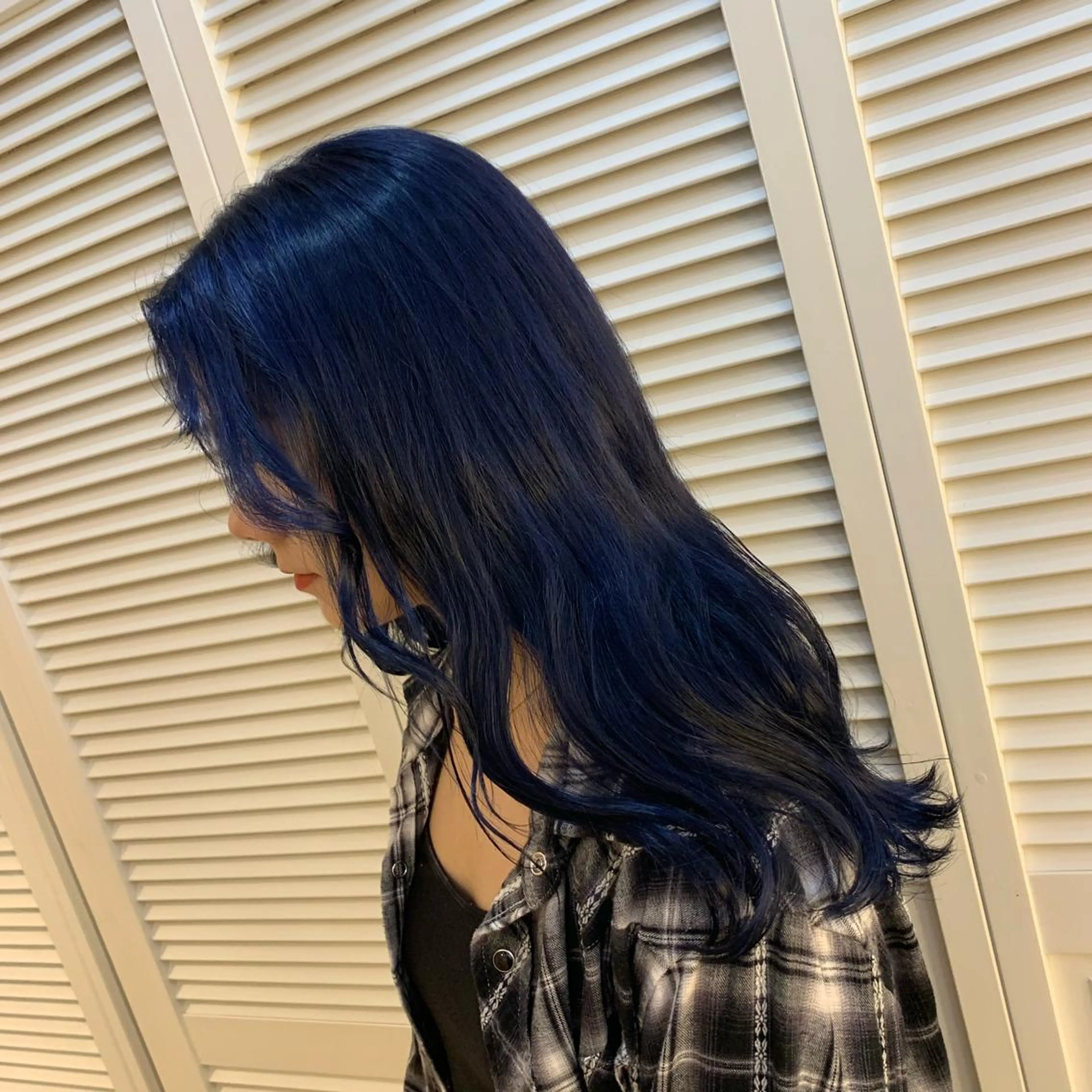 セミロング カラー ブルーカラー ネイビーカラー GO TODAY SHAiRE SALON 町田店所属・🫧大森 知夏🫧のヘアスタイル