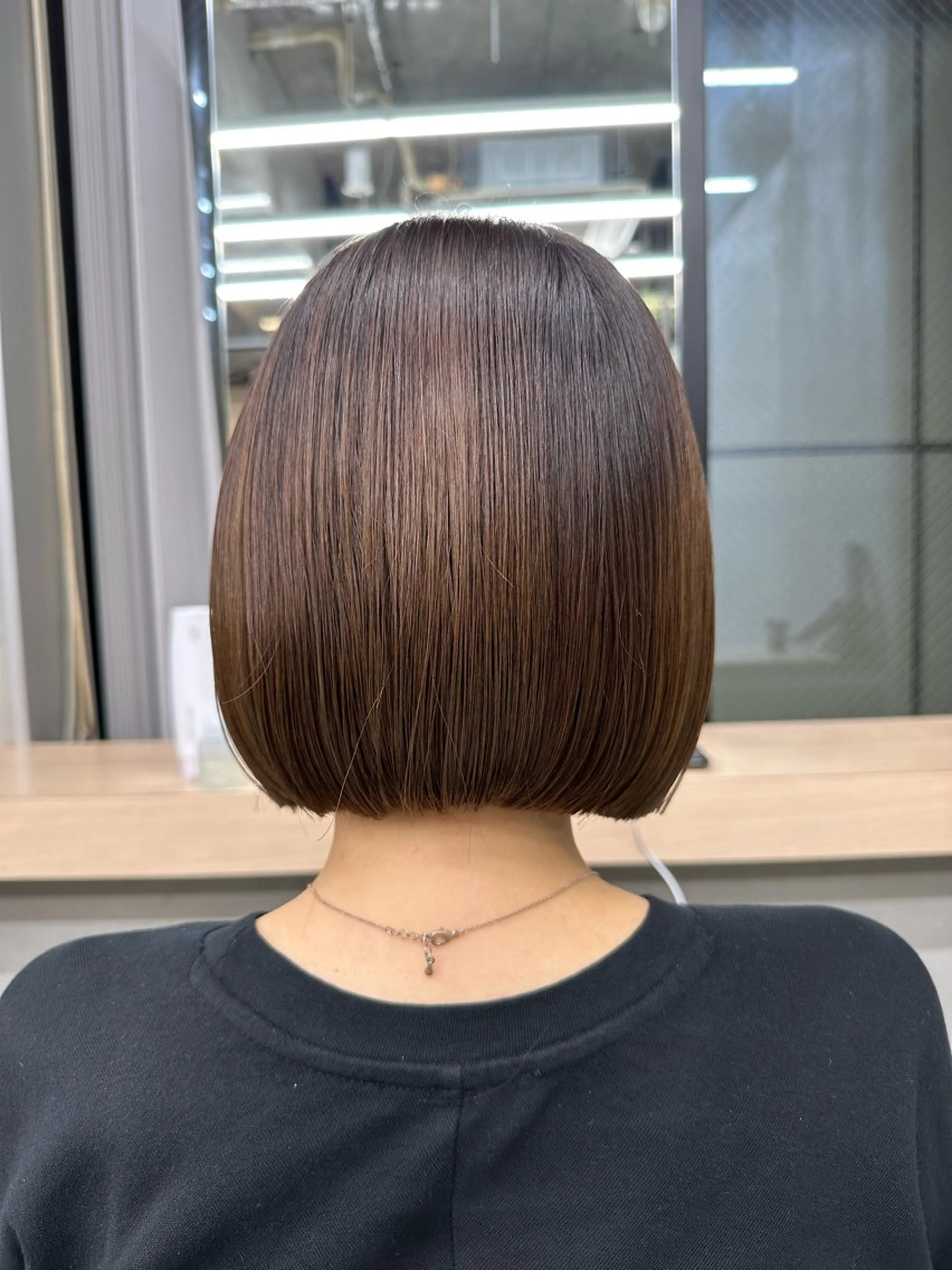 ショート カット ヘアカラー 髪質改善/美髪矯正/ 小顔ボブNANAのヘアスタイル