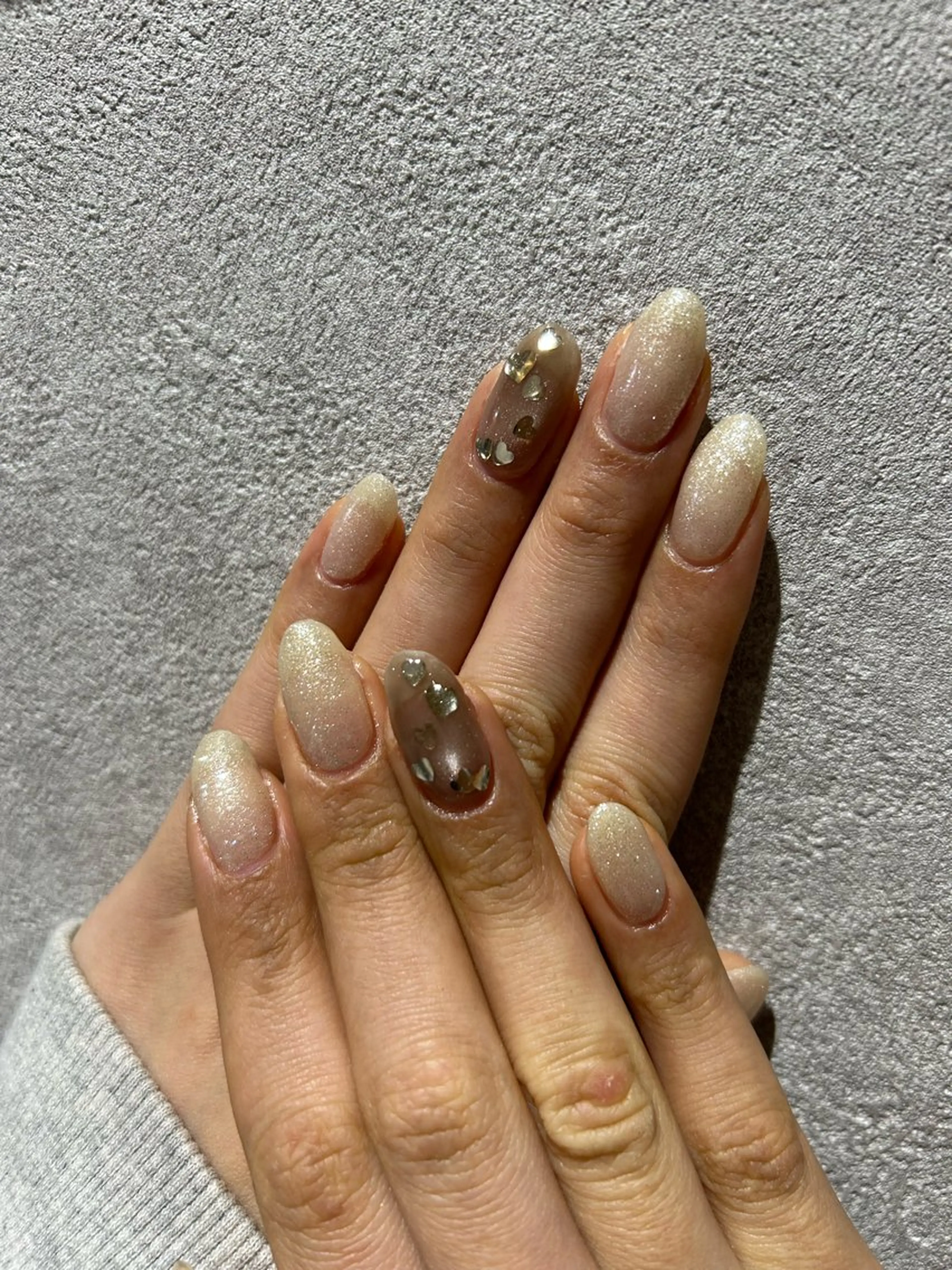 ネイル バレンタイン 大山 なつみのネイルデザイン