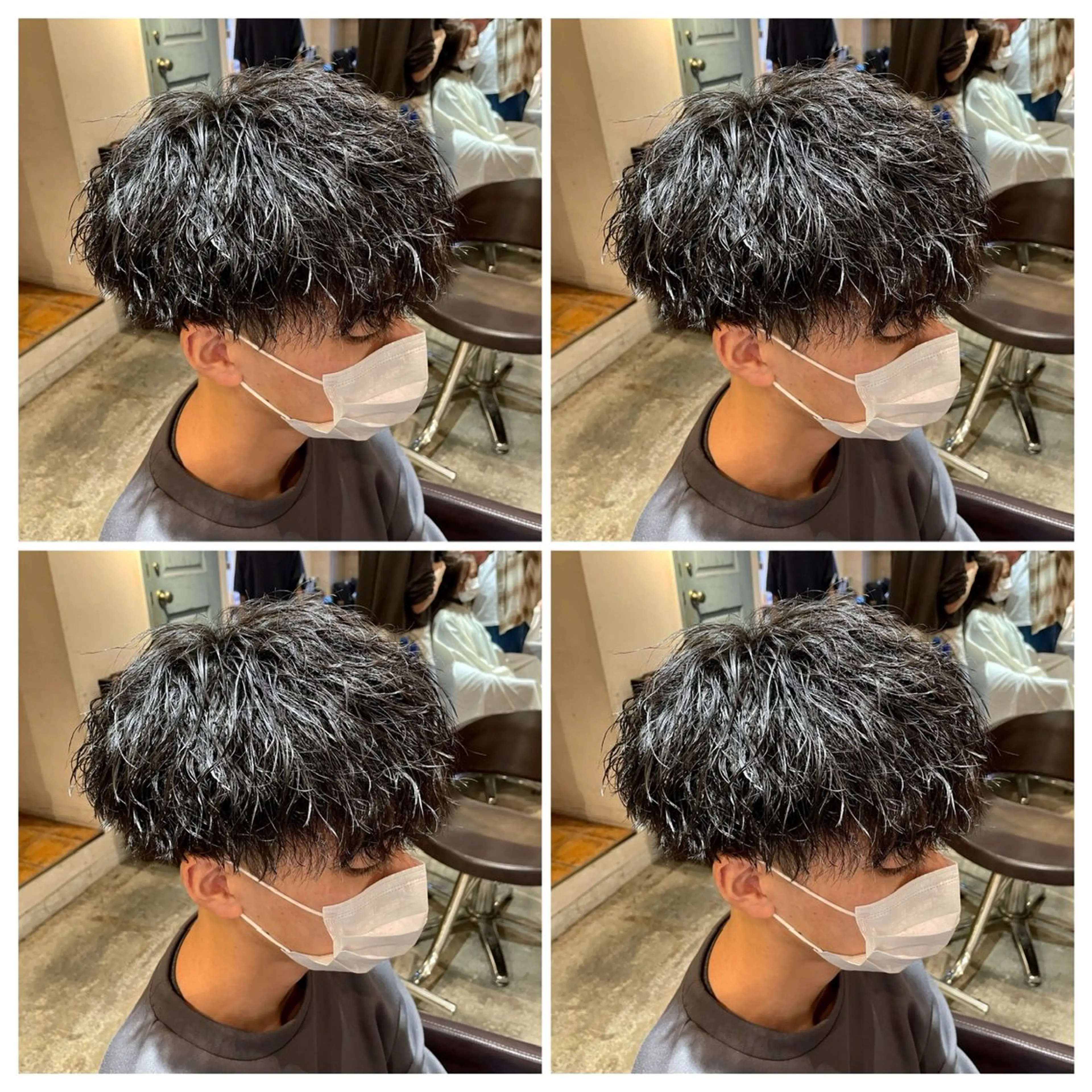 パーマ メンズ カット パーマ トリートメント 💎髪質改善／艶髪 荻原💎のヘアスタイル