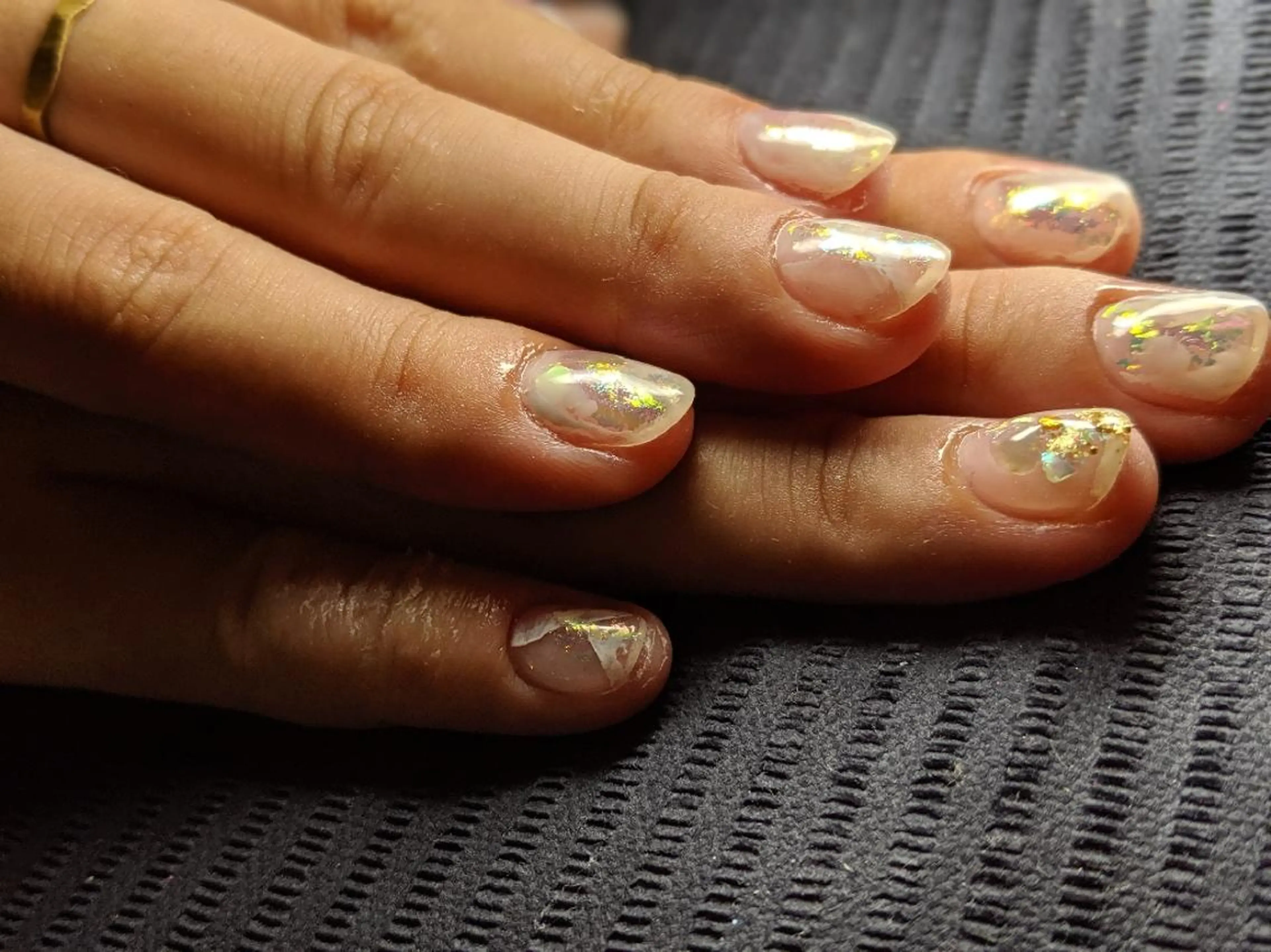 ネイル キラキラネイル ニュアンスネイル nail yu-joy所属・yuu -joynailのネイルデザイン