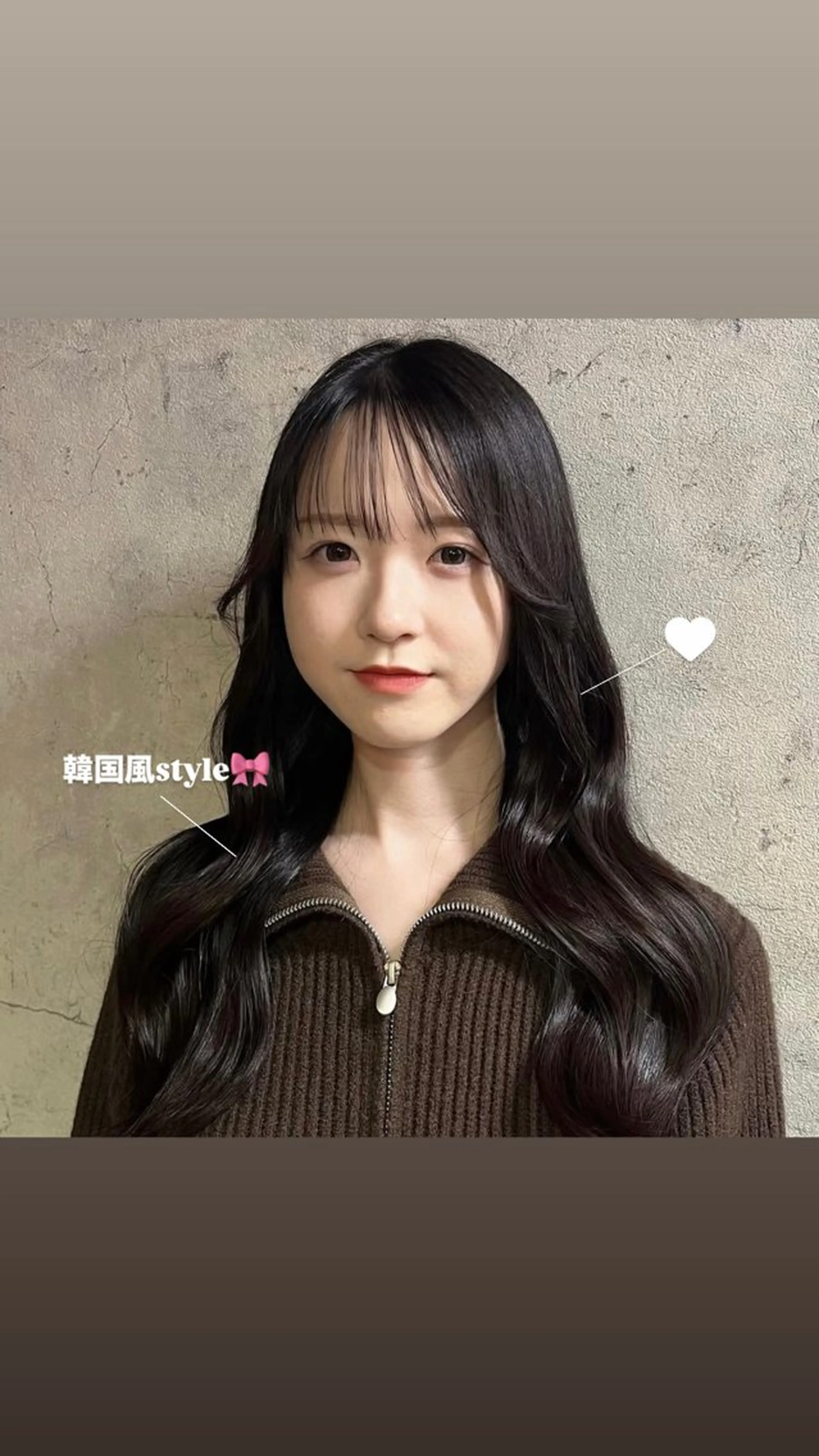 ロング 韓国風ヘア salon ORO所属・艶髪/韓国レイヤー 【ORO】🎀シュリのヘアスタイル