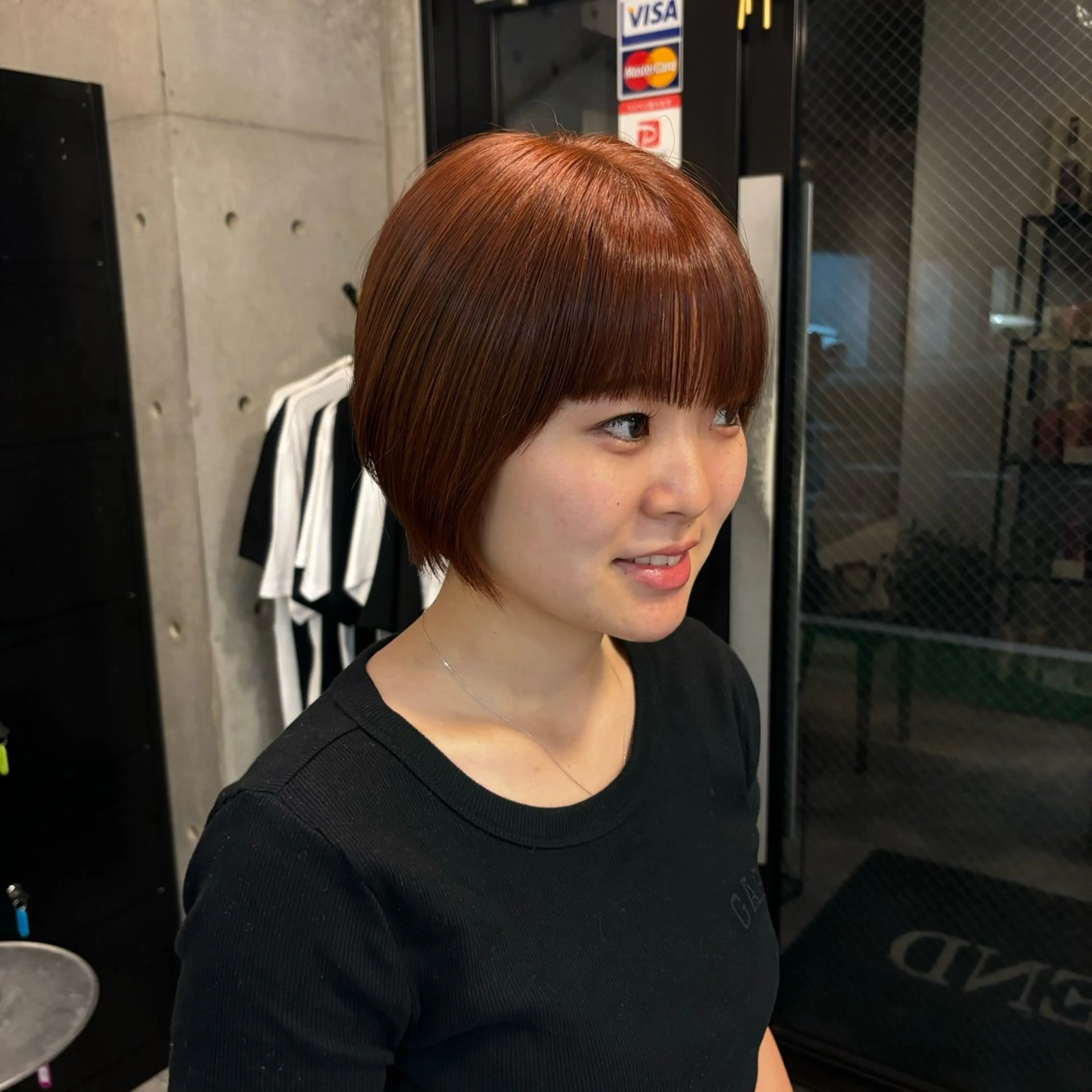ショート オレンジブラウン AREND所属・AREND hinanoのヘアスタイル
