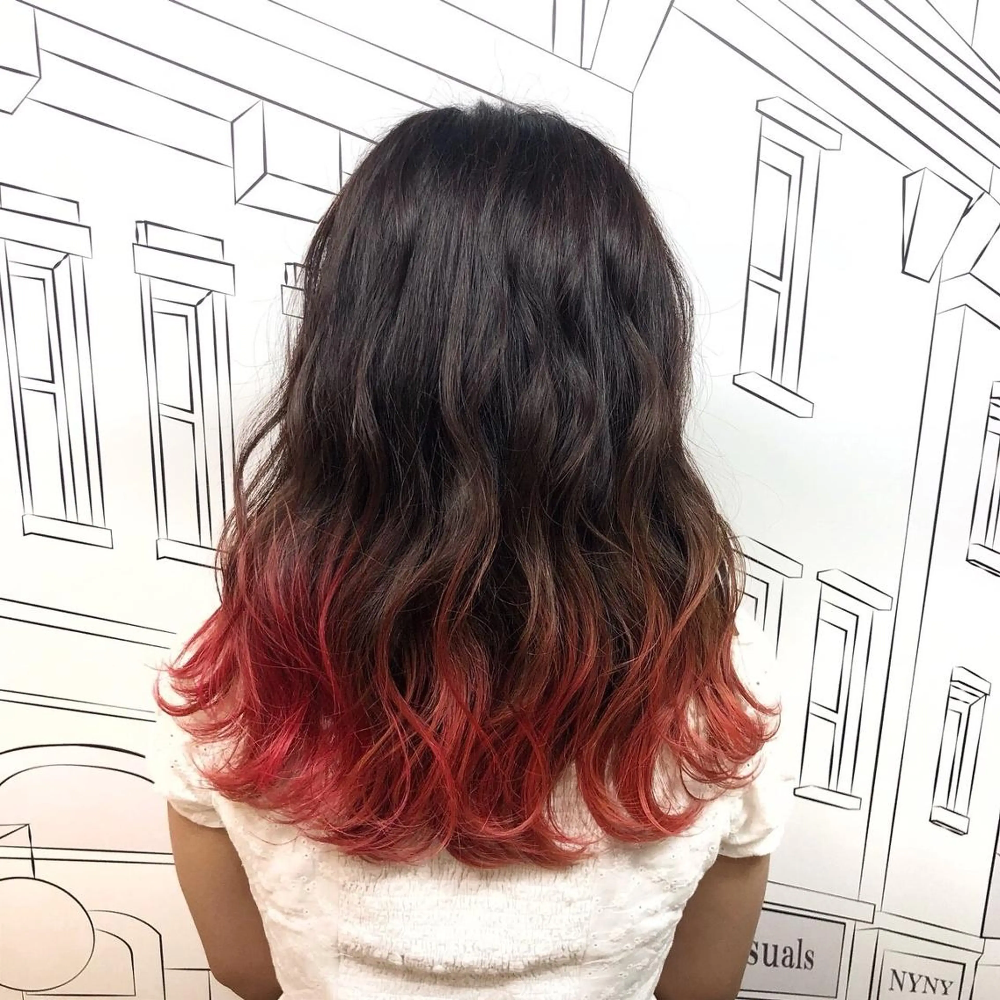 セミロング 外国人風カラー レイヤー,ボブ / 彩未のヘアスタイル