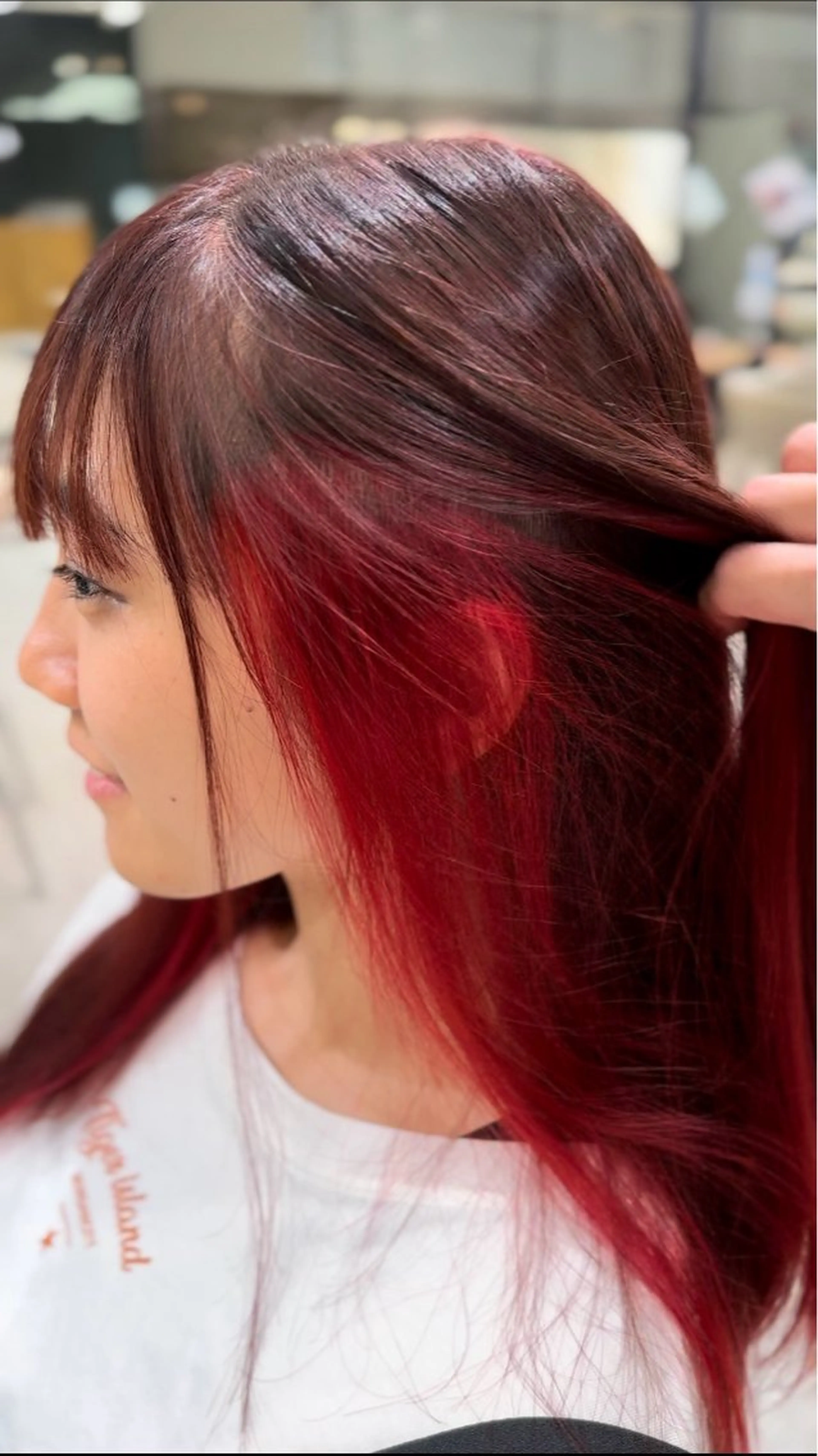 ロング ヘアカラー VIEW SHINSAIBASHI所属・ハイトーンカラー/ 艶髪カラー/タクミのヘアスタイル