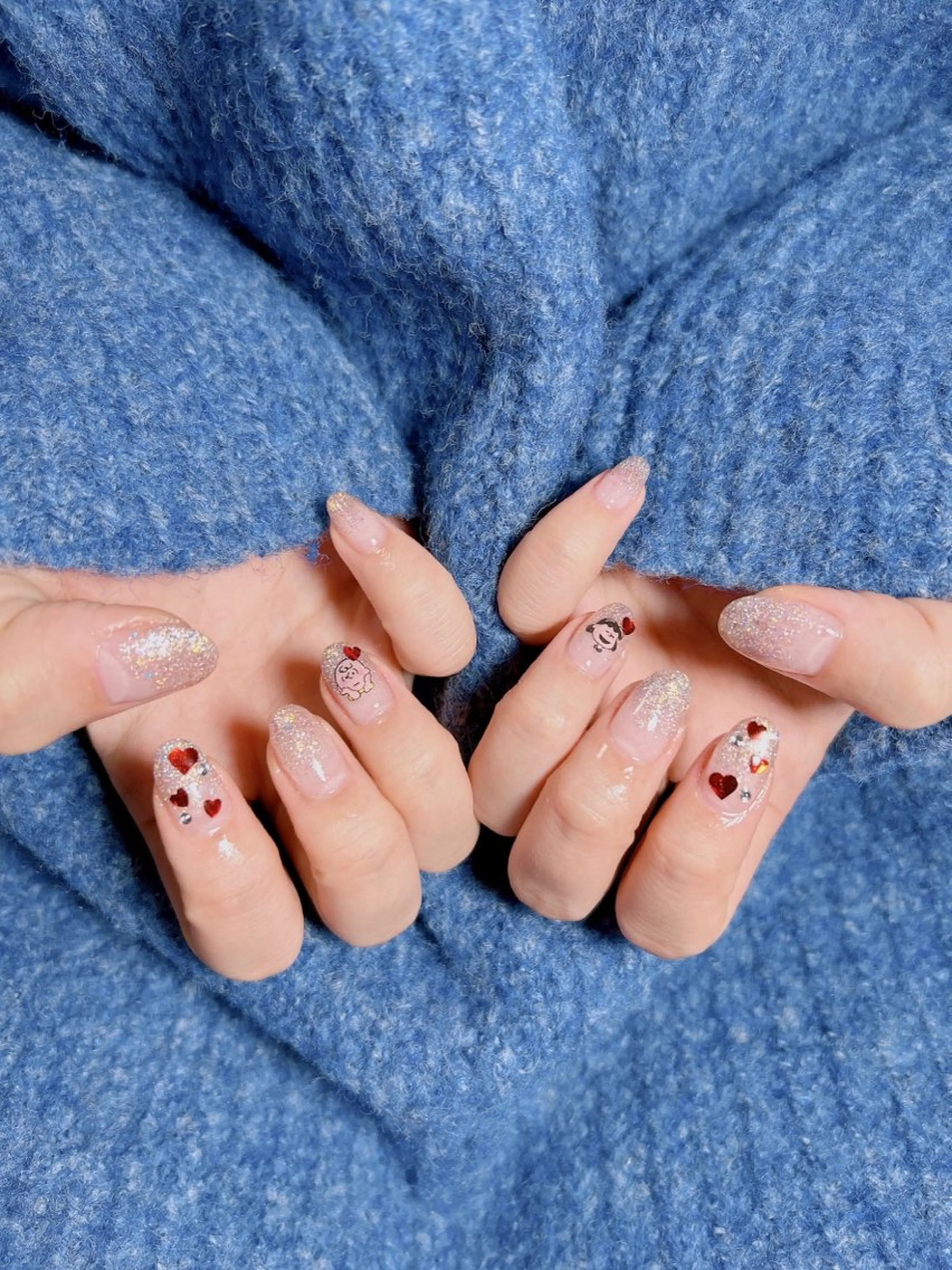 ネイル junna のぞいてねのネイルデザイン