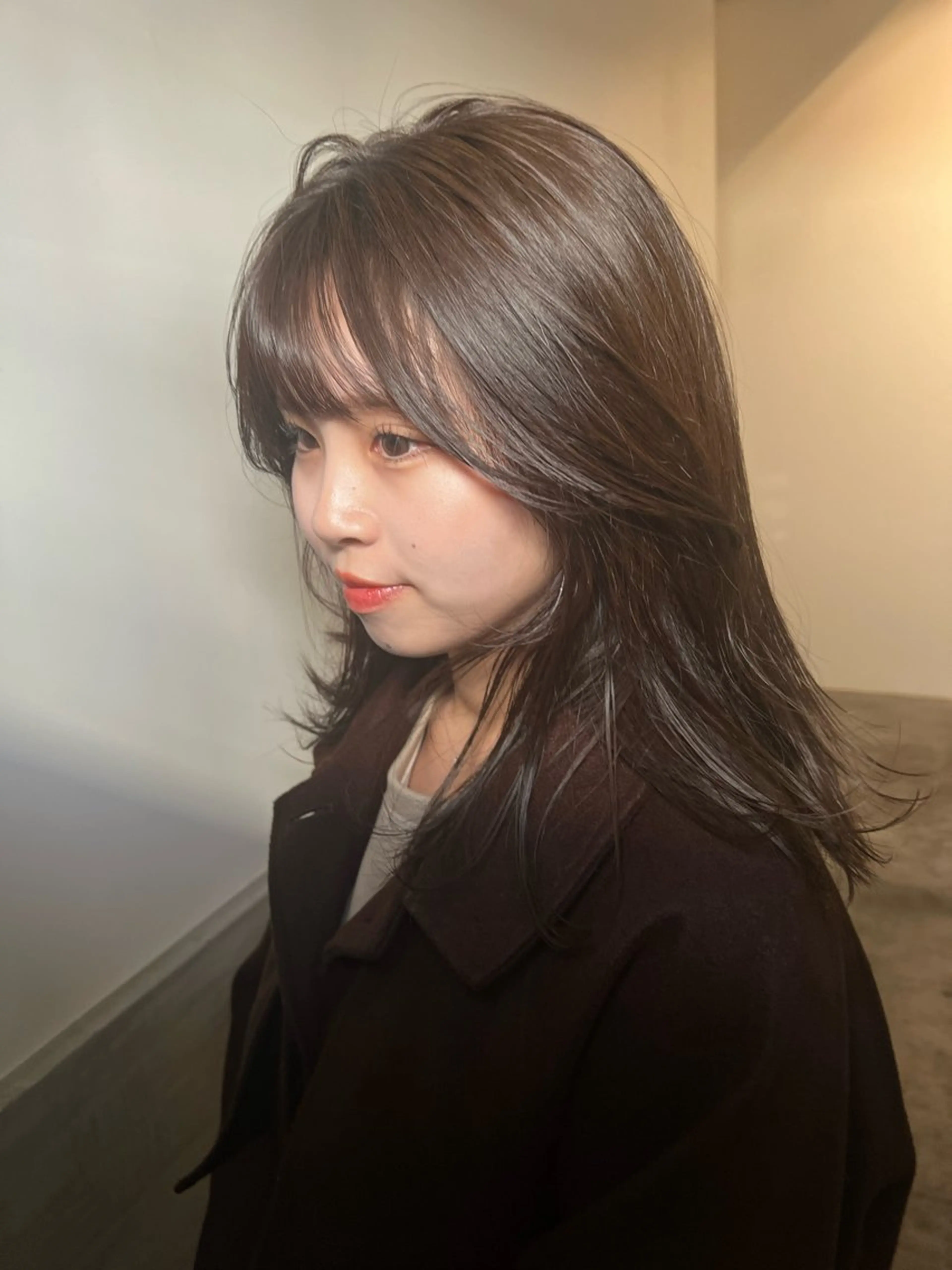 ミディアム カラー カット ヘアカラー KOCHAB本山所属・三谷 はるなのヘアスタイル