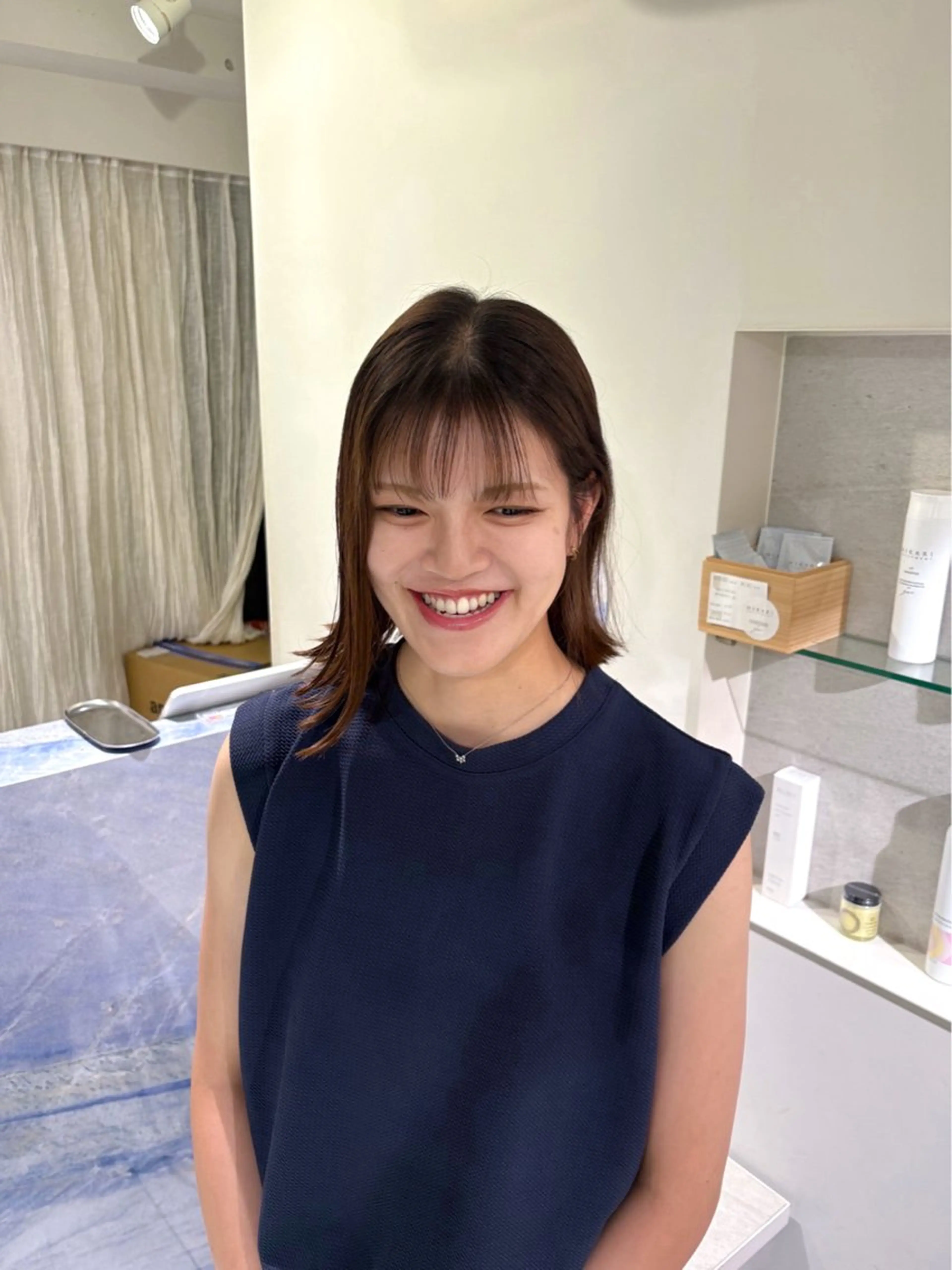 ミディアム 【似合わせカット】 ／ おおの かい🫟のヘアスタイル