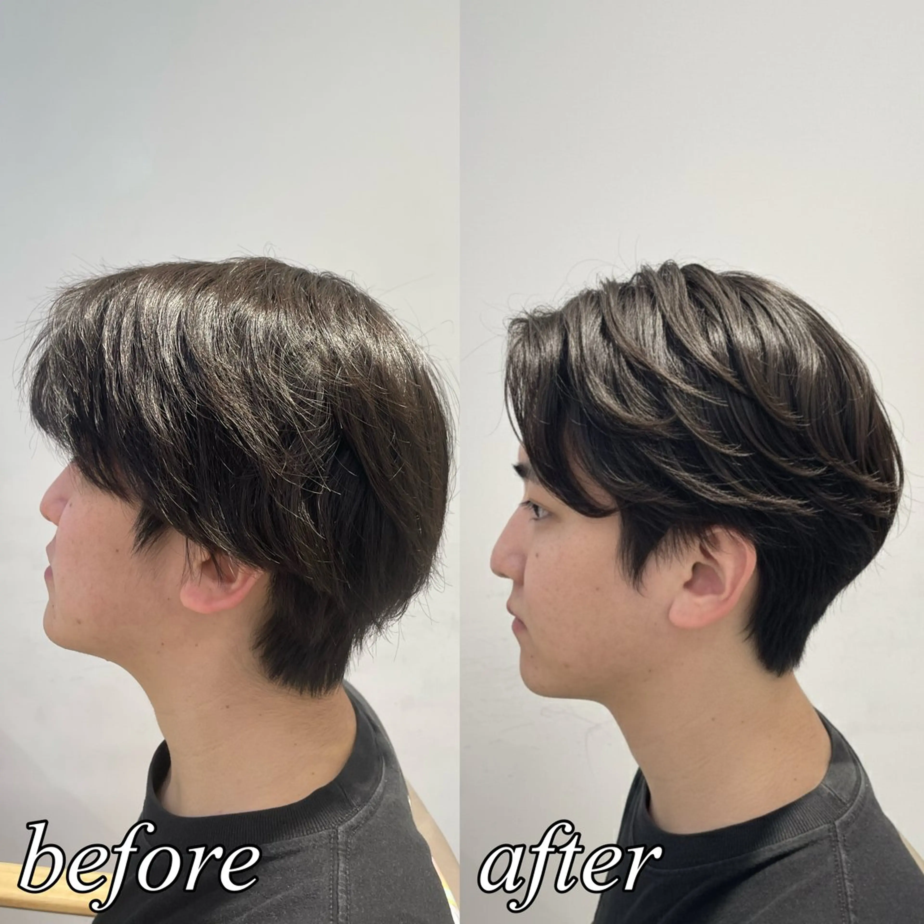 ショート パーマ メンズ カット パーマ 韓国ヘア/ニュアンス パーマ　kaitoのヘアスタイル