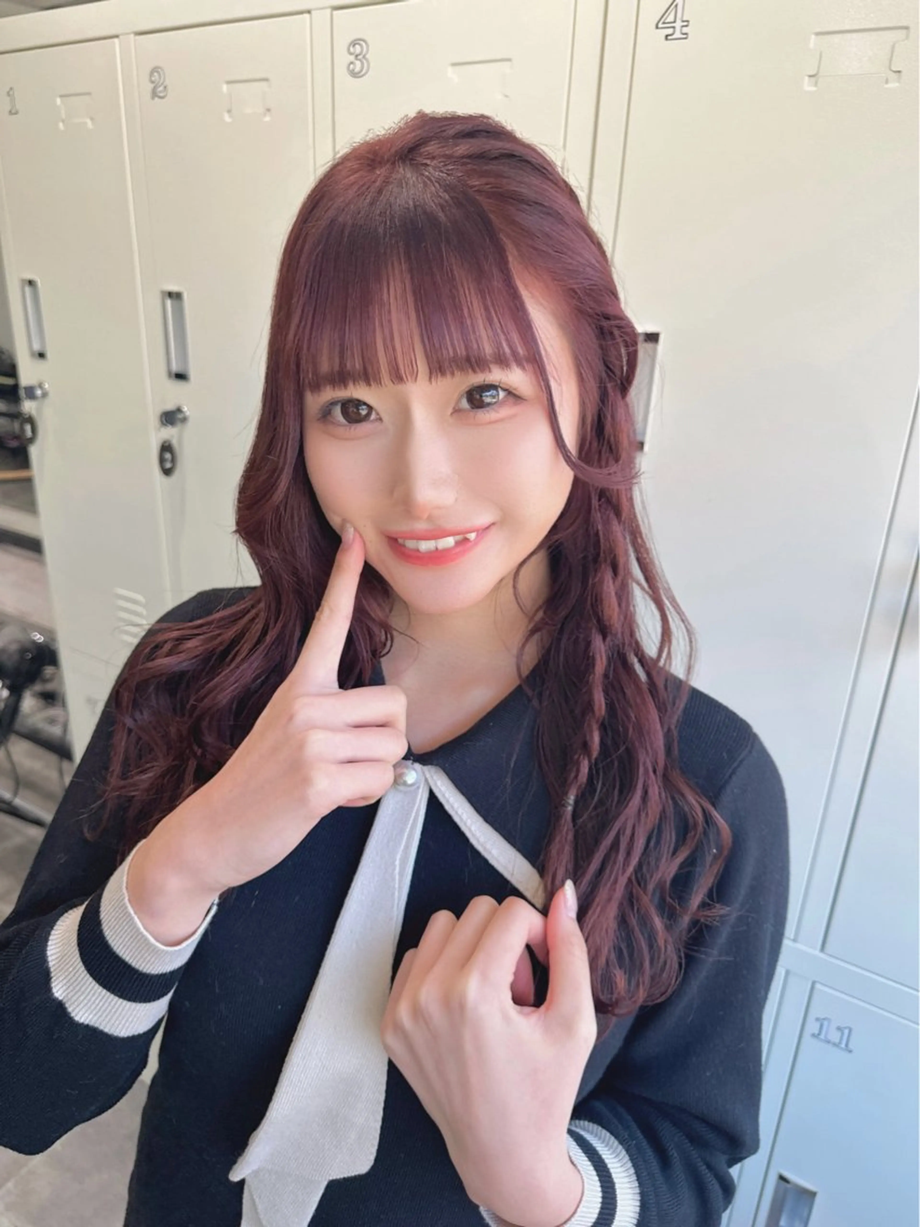 セミロング 韓国ヘア/髪質改善/ レイヤー/あおし🐼のヘアスタイル