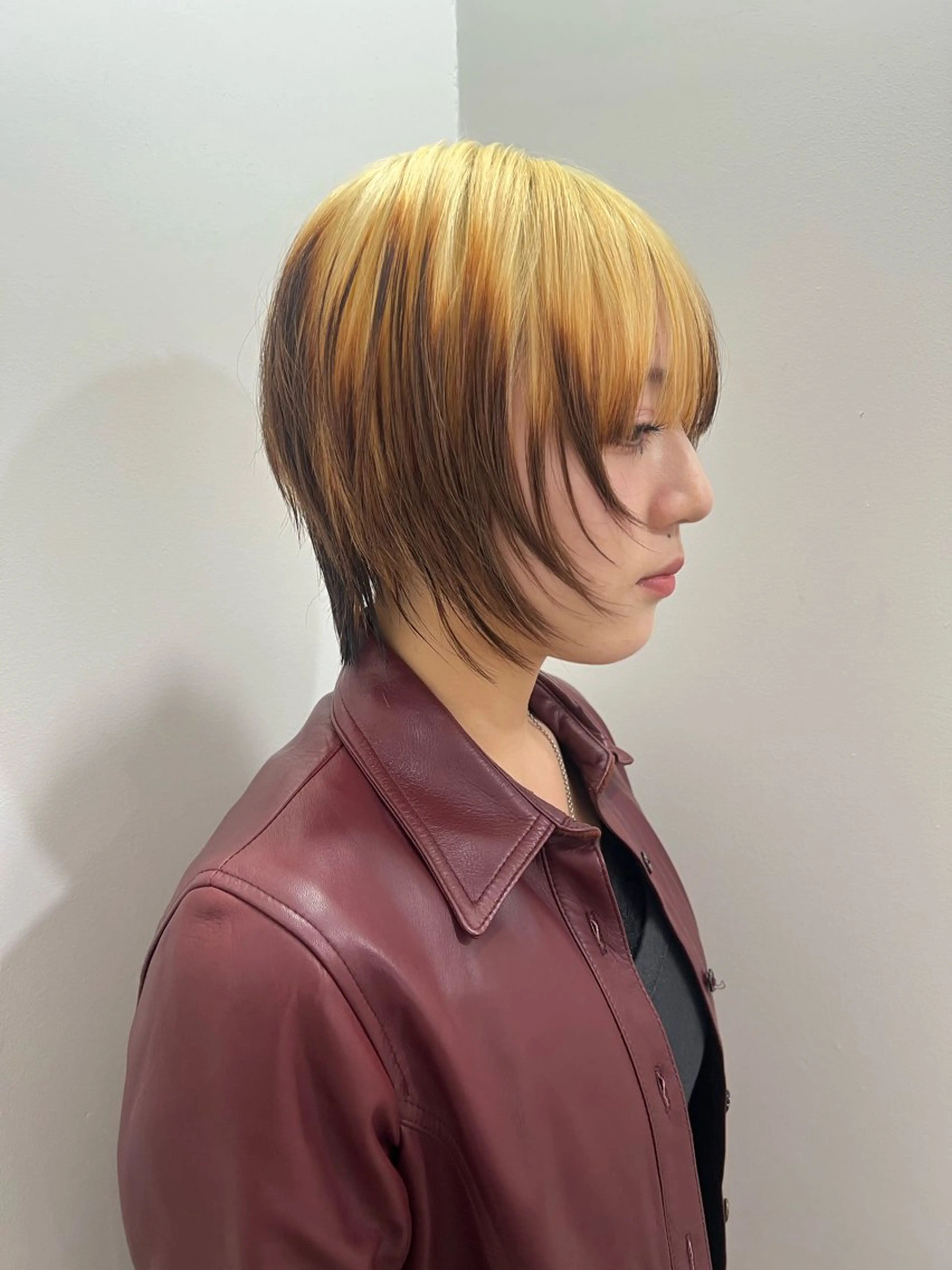 ショート ヘアカラー トリートメント 💥ウルフカット デザインあんな💥のヘアスタイル