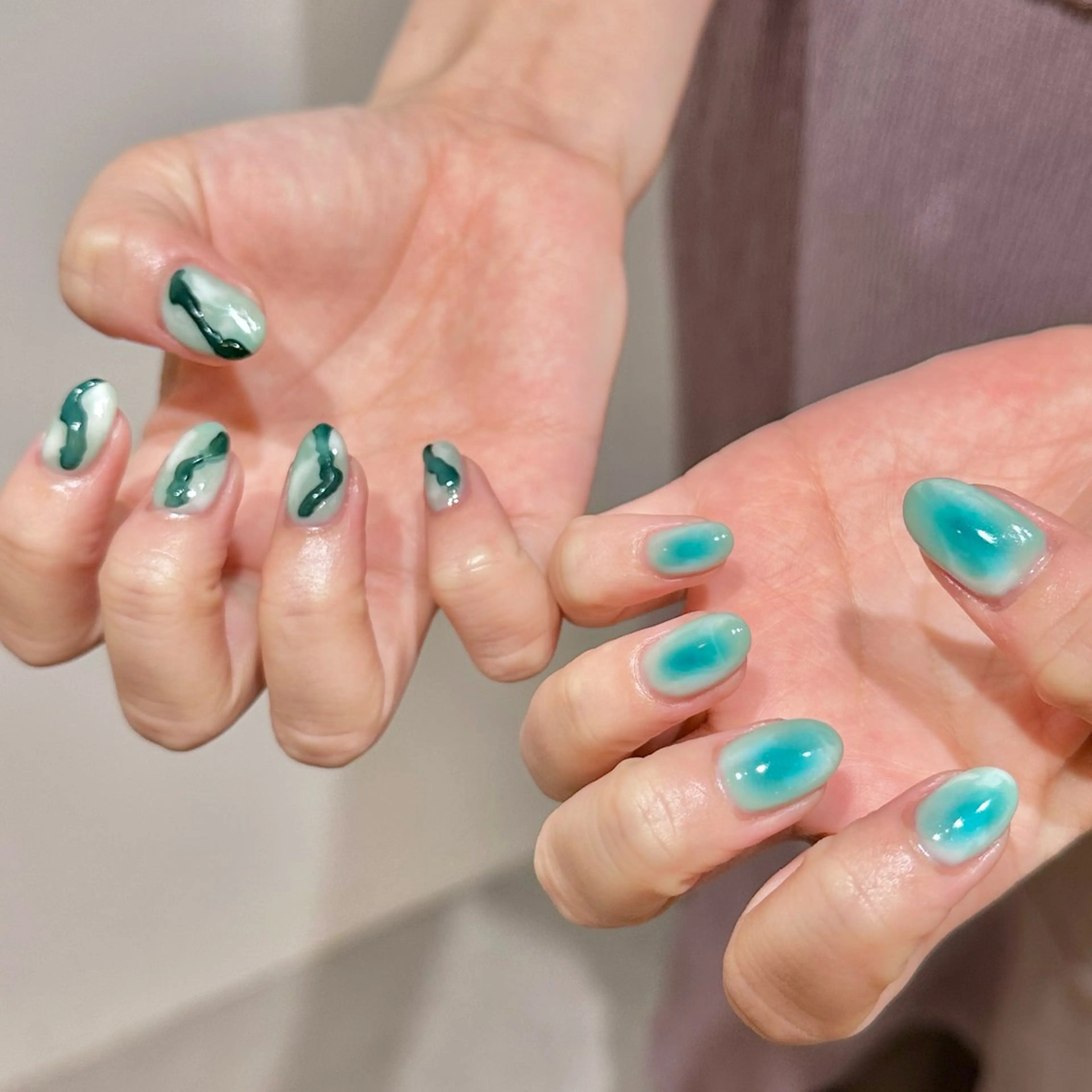 ネイル シモダ カスミ 🦀 @ksm_smdのネイルデザイン