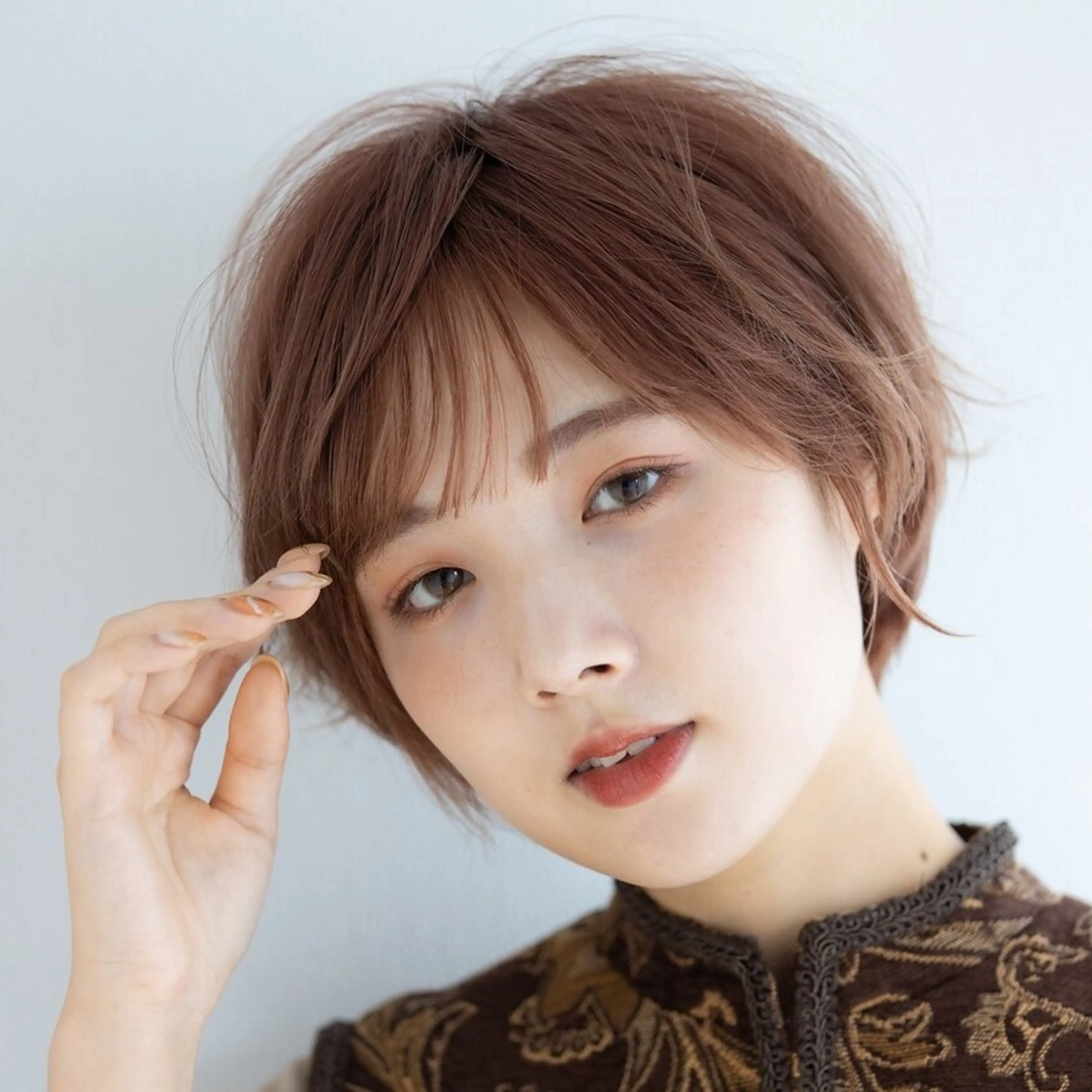 ショート ボブ ショートヘア 深夜まで営業中‼️ レム髪質改善のヘアスタイル