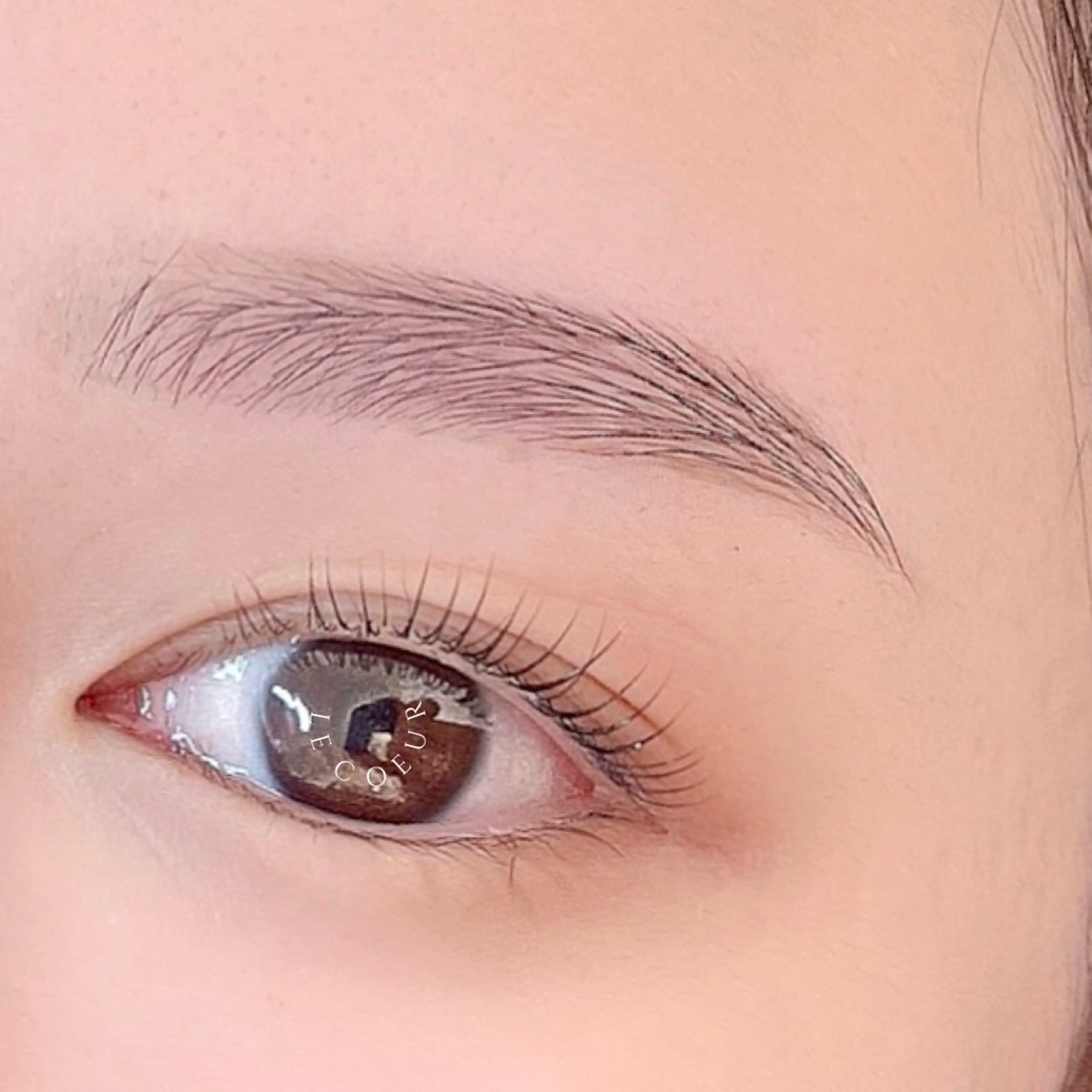 マツエク・マツパ 束感まつ毛 韓国風マツエク パリジェンヌラッシュリフト まつげパーマ 一重×まつ毛パーマ eyelash&eyebrow Luminous所属・Luminous まつげ&眉毛 専門店のマツエク・マツパデザイン