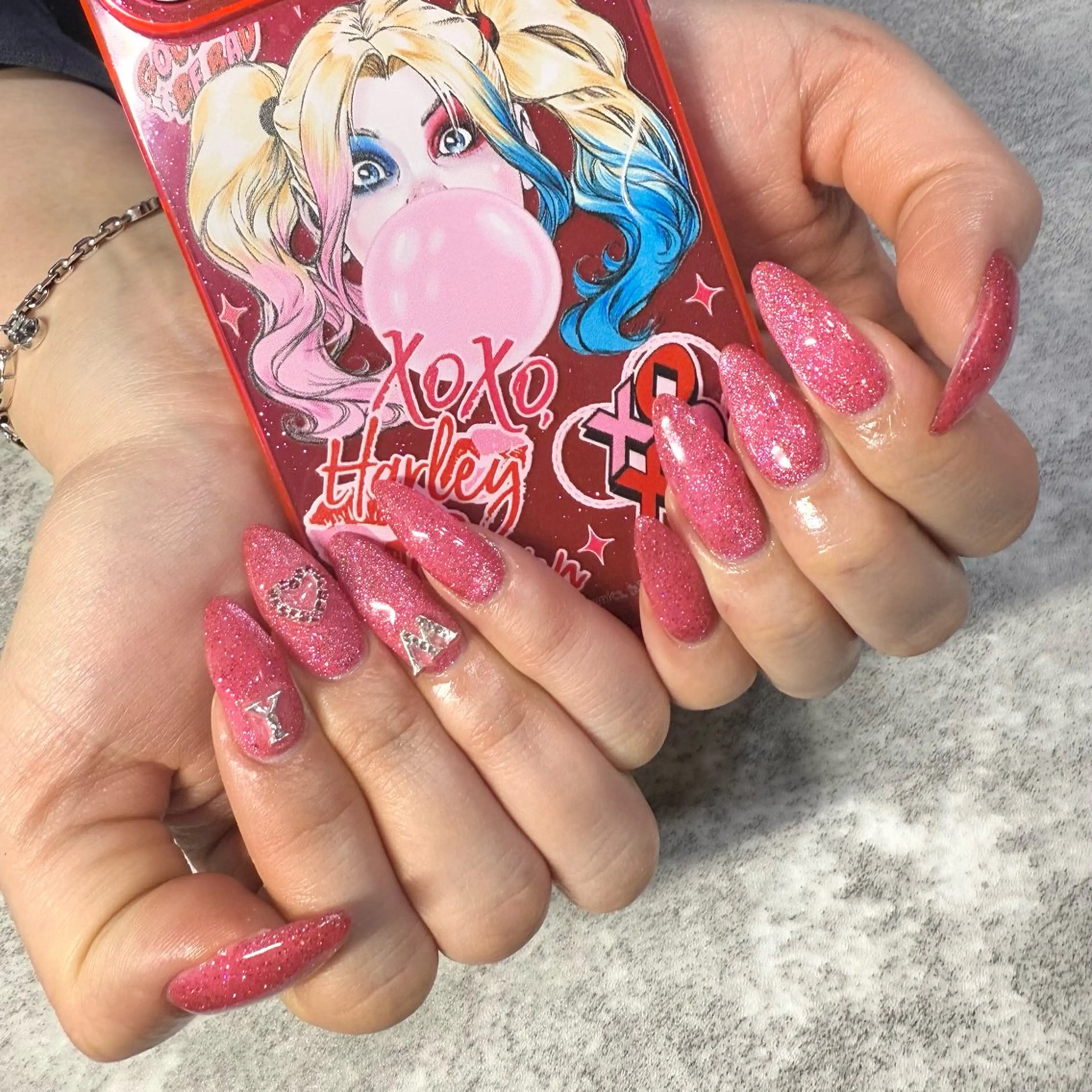 ネイル フラッシュネイル フラッシュマグ ピンク ハンドネイル ★Rinail... .のネイルデザイン