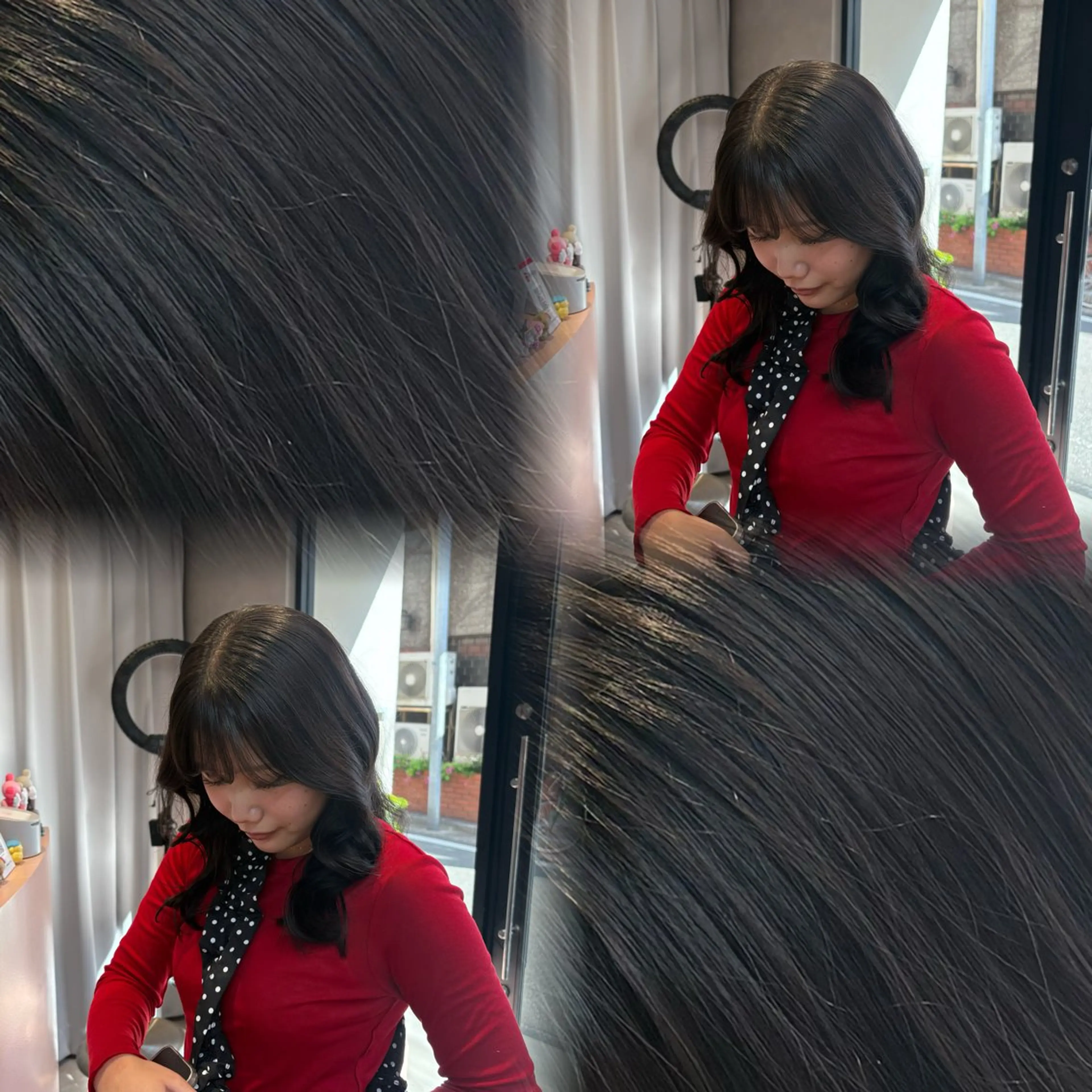 カラー 博多/ ブリーチ/暖色/色味のヘアスタイル