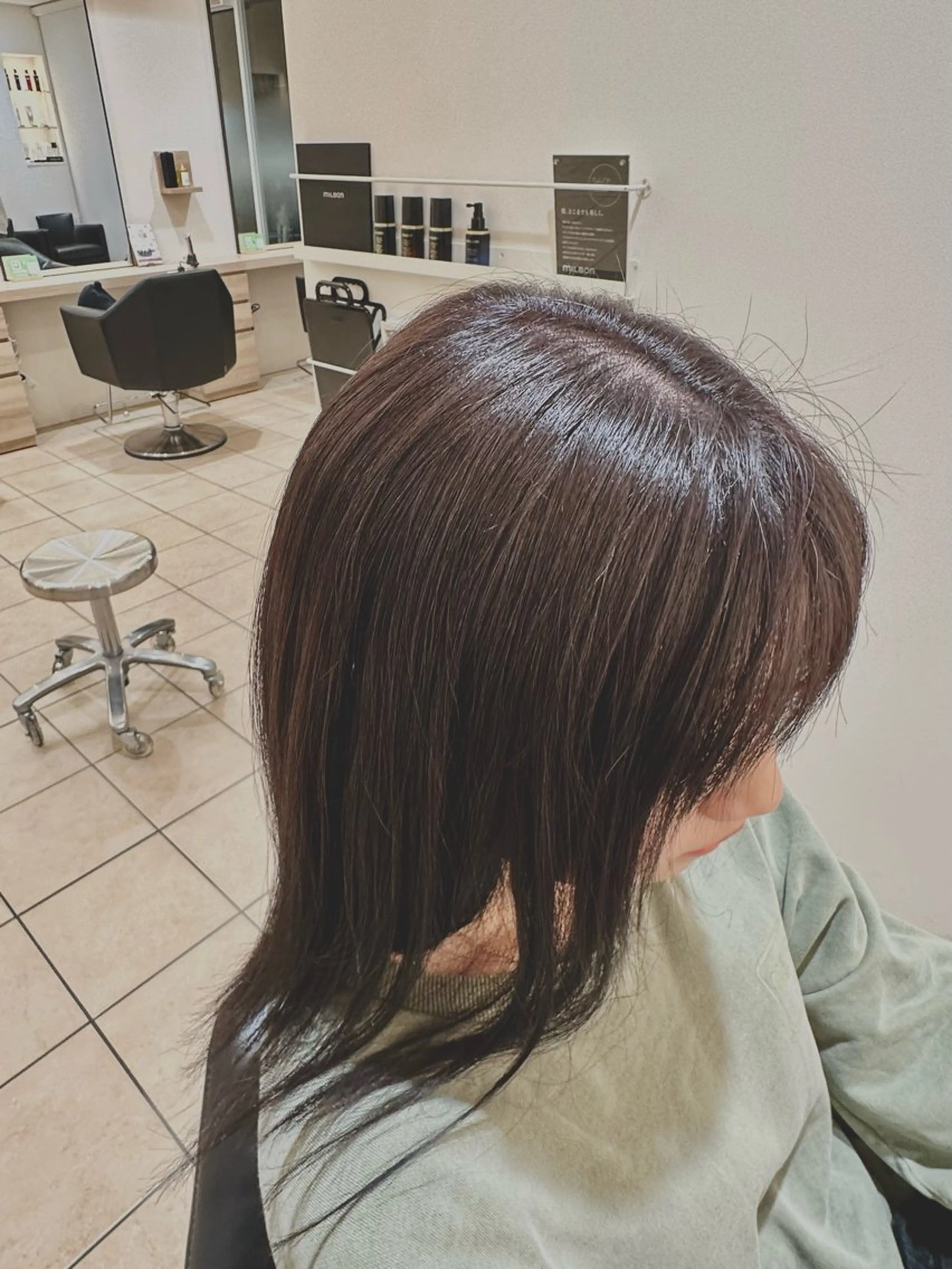 カラー ヘアカラー トリートメント Lond rouge所属・💚銀座/ボブ /ショート/芦川💚のヘアスタイル