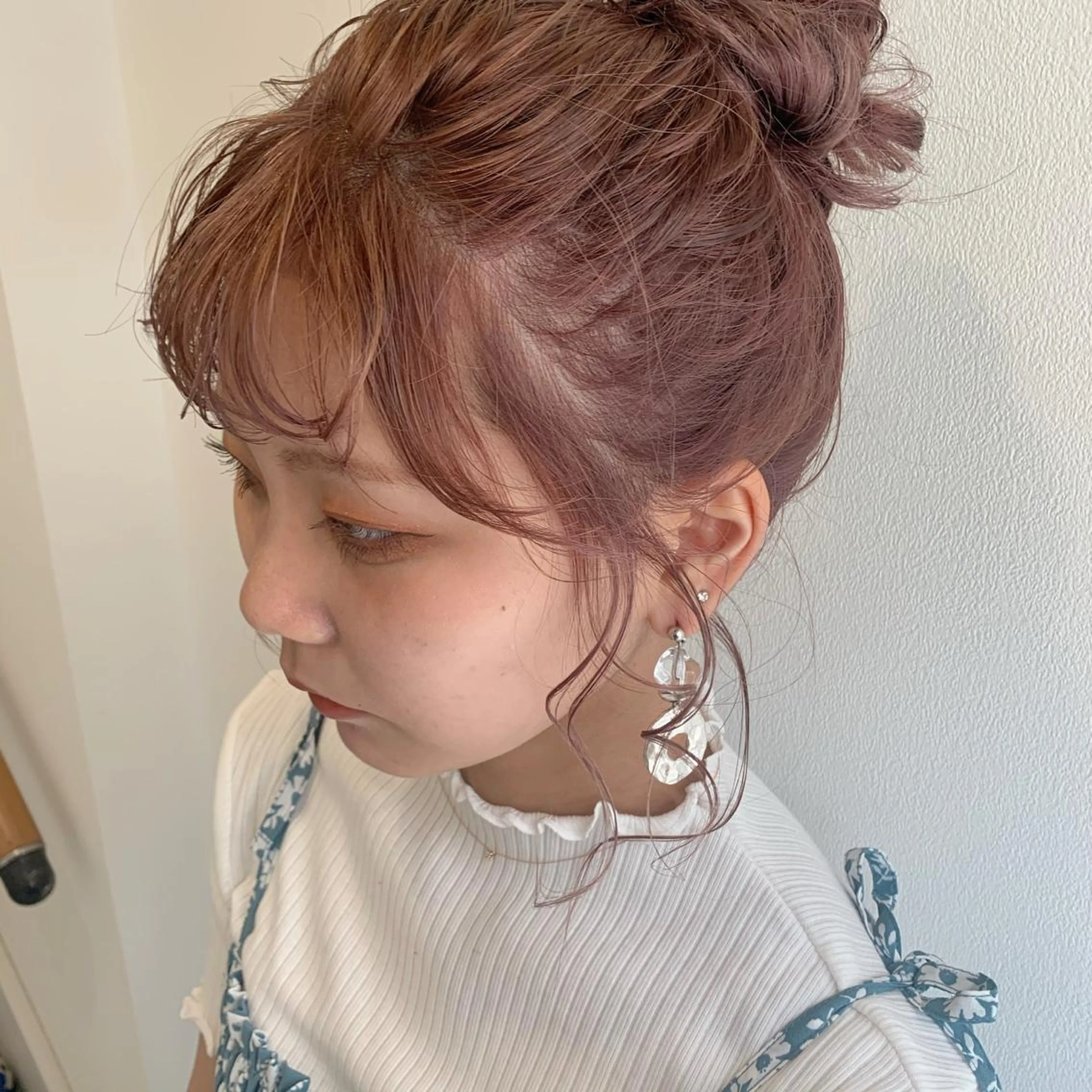 ミディアム カラー カット ヘアカラー MARU レイヤー/パーマのヘアスタイル