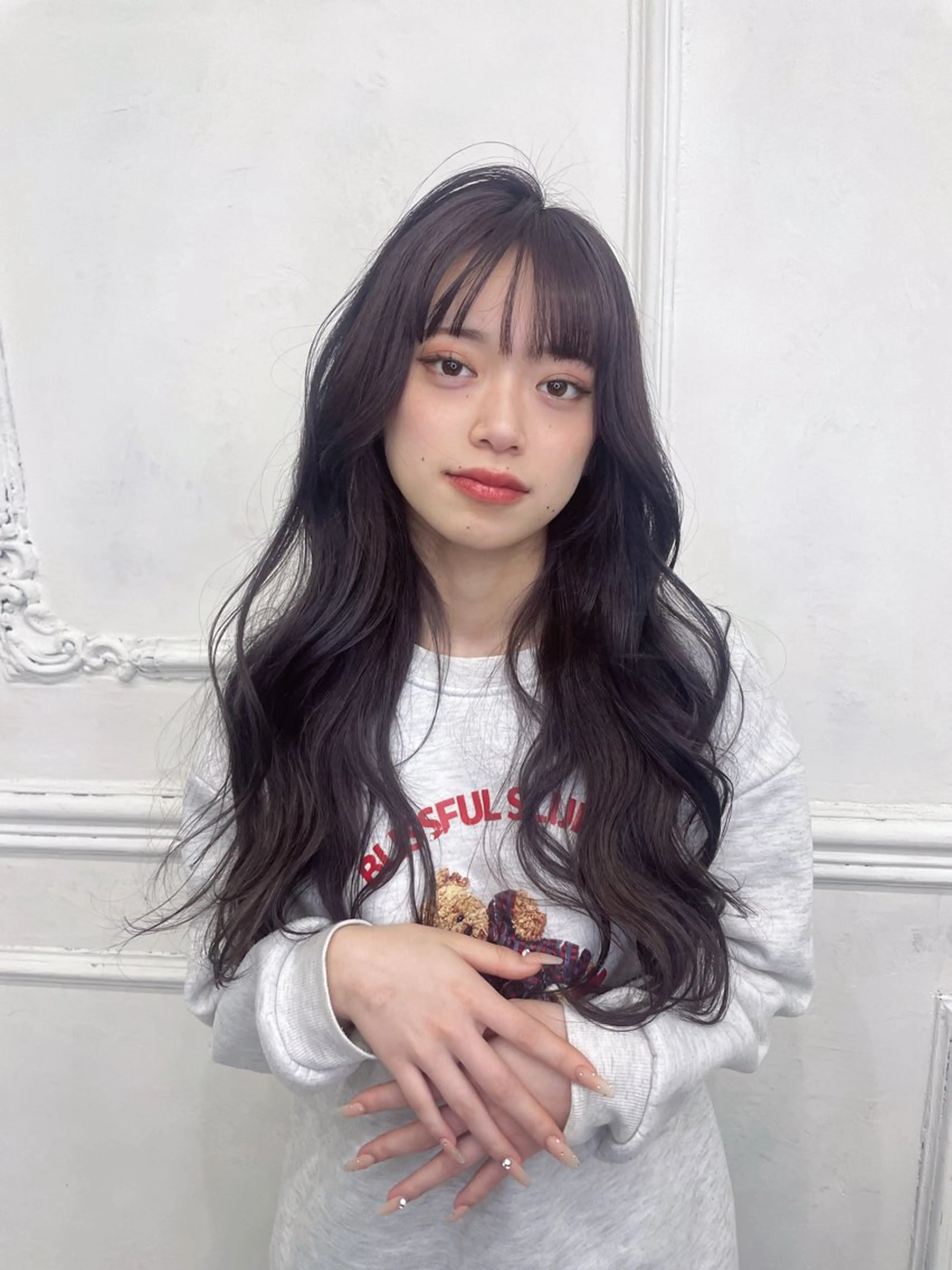 ロング ヘアカラー MaisonHALU さくらのヘアスタイル