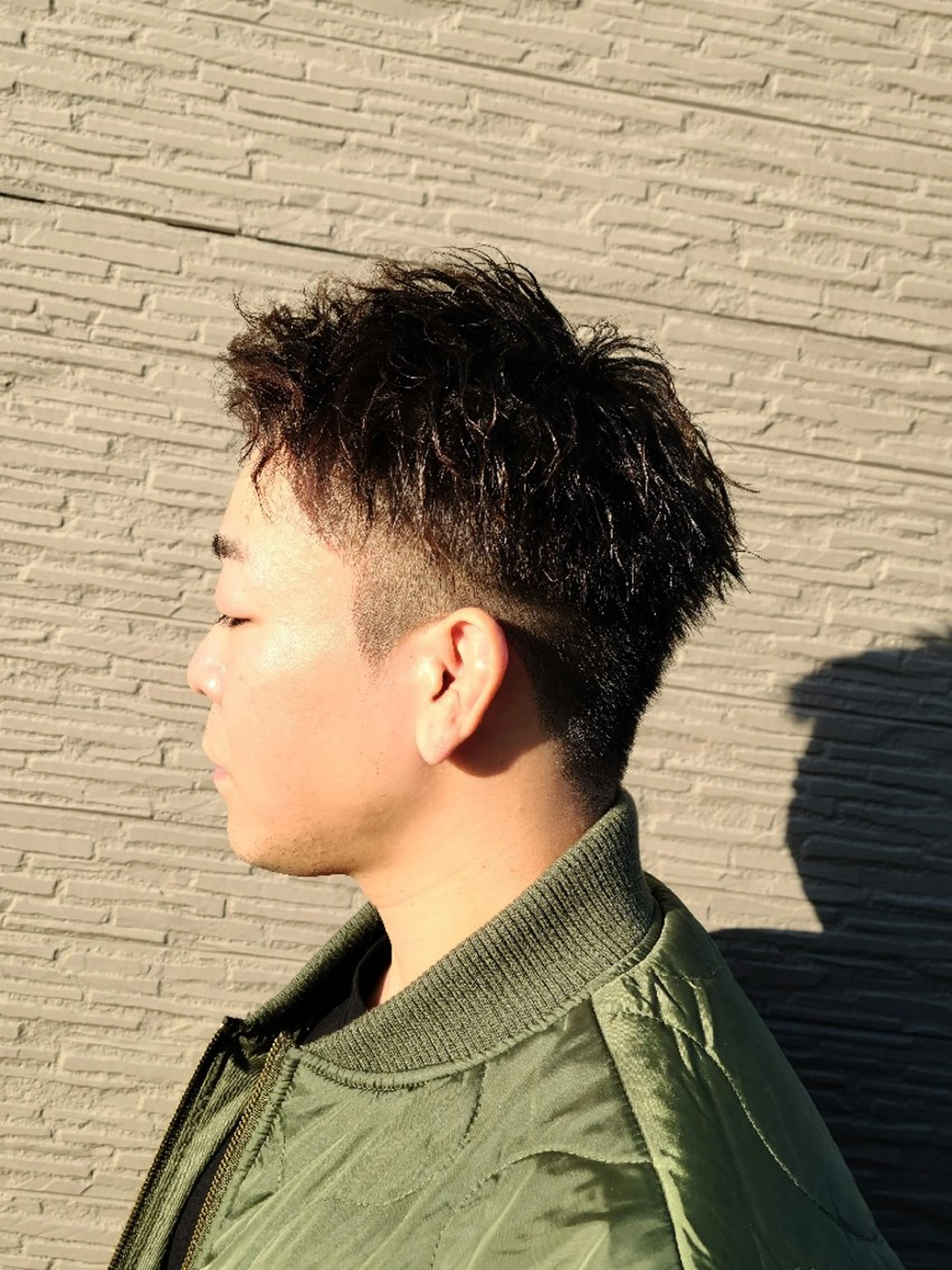 ショート パーマ メンズ 電髪倶楽部　美膳所属・荒井 琢人のヘアスタイル