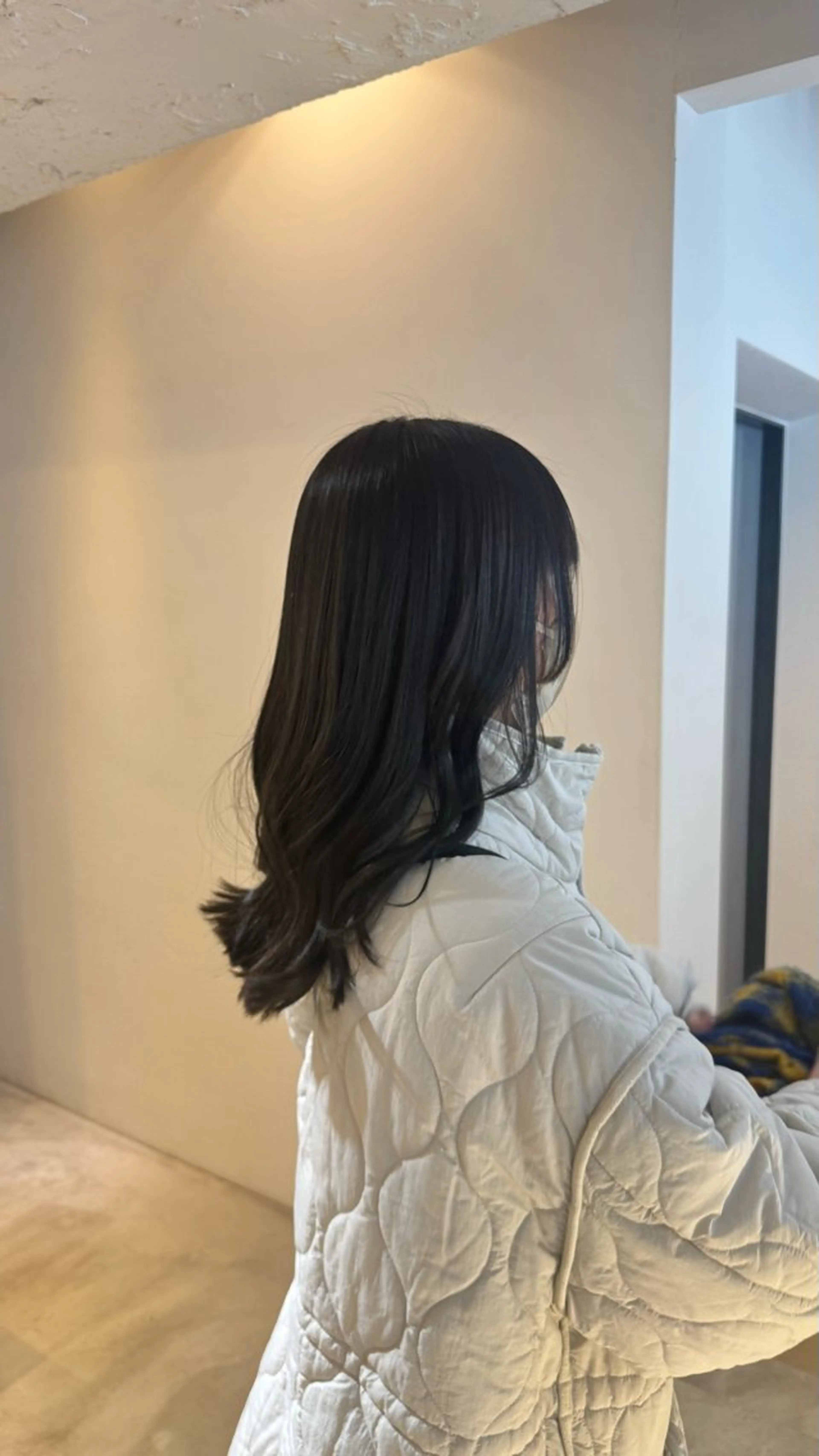 セミロング カラー グレージュ オリーブグレージュ オリーブグレー 華奈/オリーブ/ ベージュ/抜け感🥣のヘアスタイル