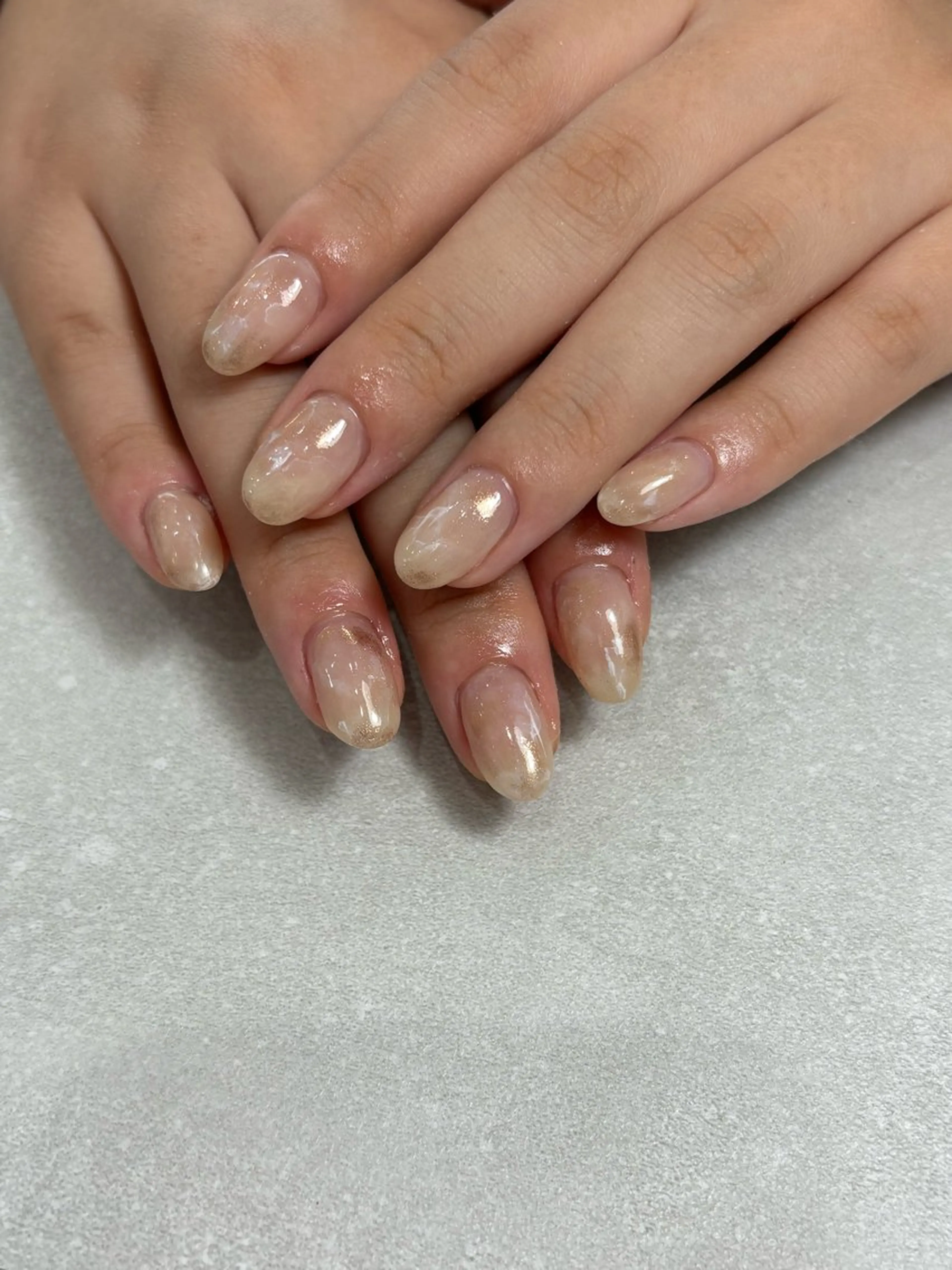 ネイル ニュアンスネイル ハンドネイル 【 Lea's 】 kaedeのネイルデザイン