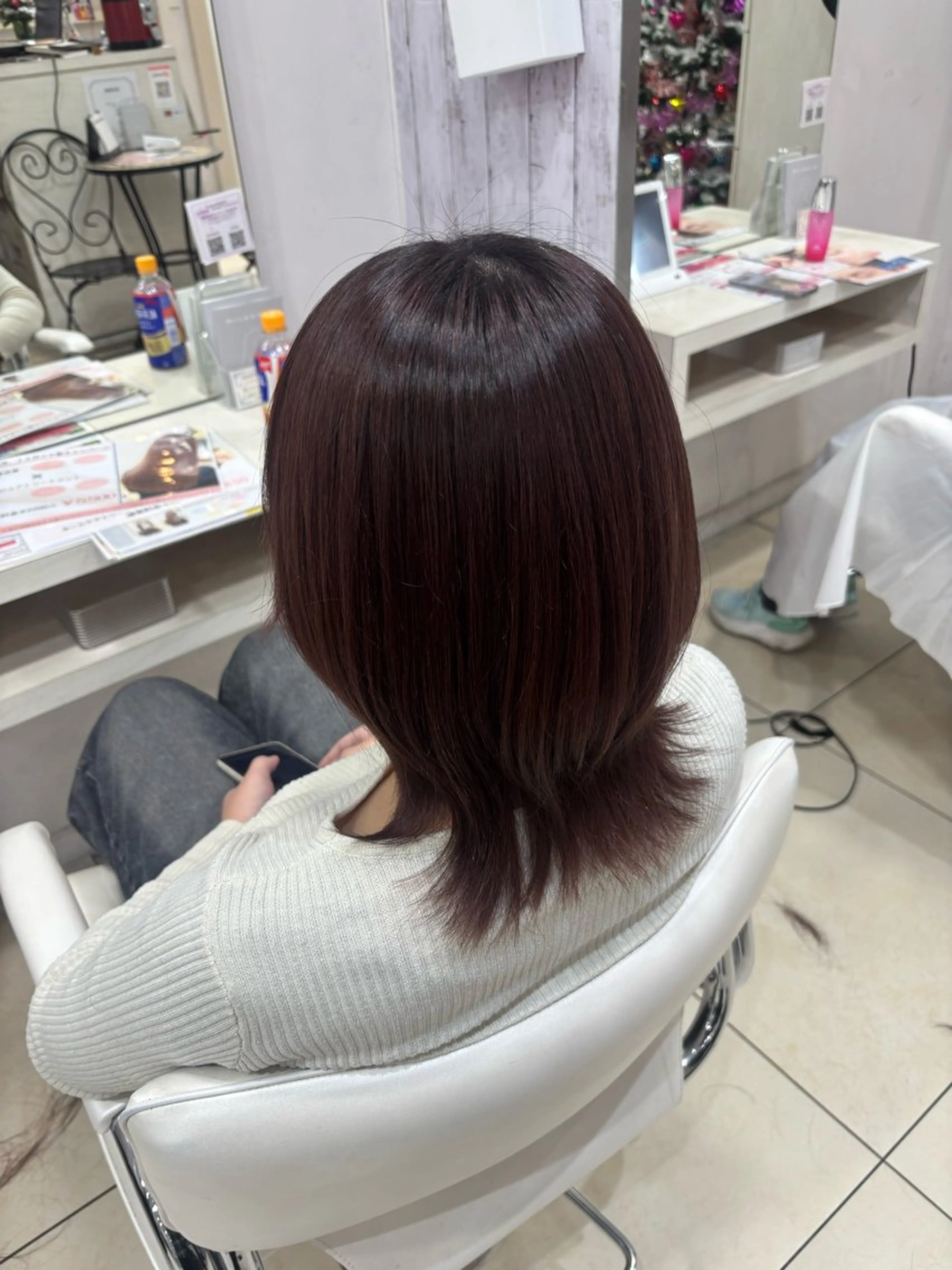 セミロング 🌸暖色髪質改善 MEI🌸のヘアスタイル