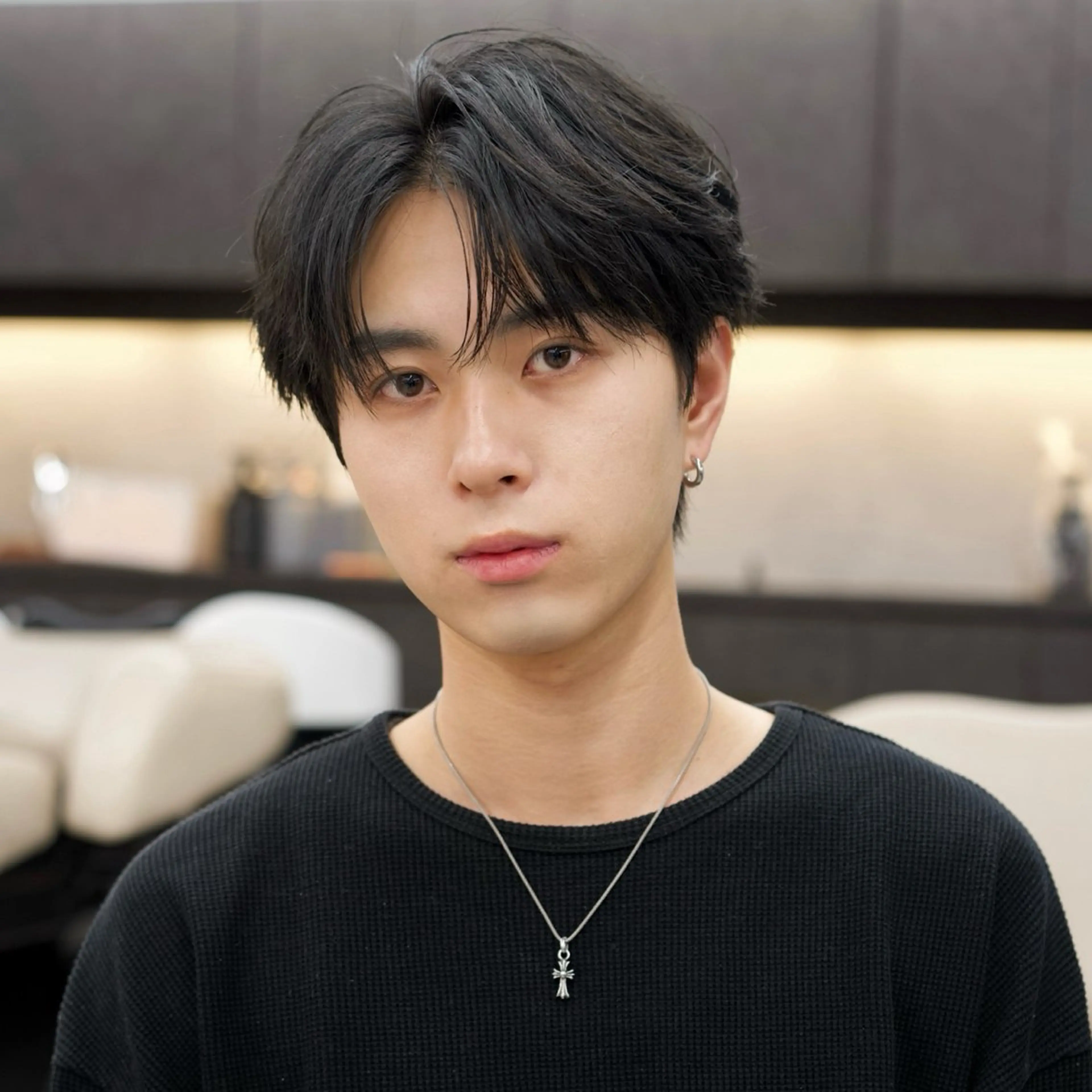 パーマ メンズ 縮毛矯正 メンズ縮毛矯正/折羽 翔也のヘアスタイル