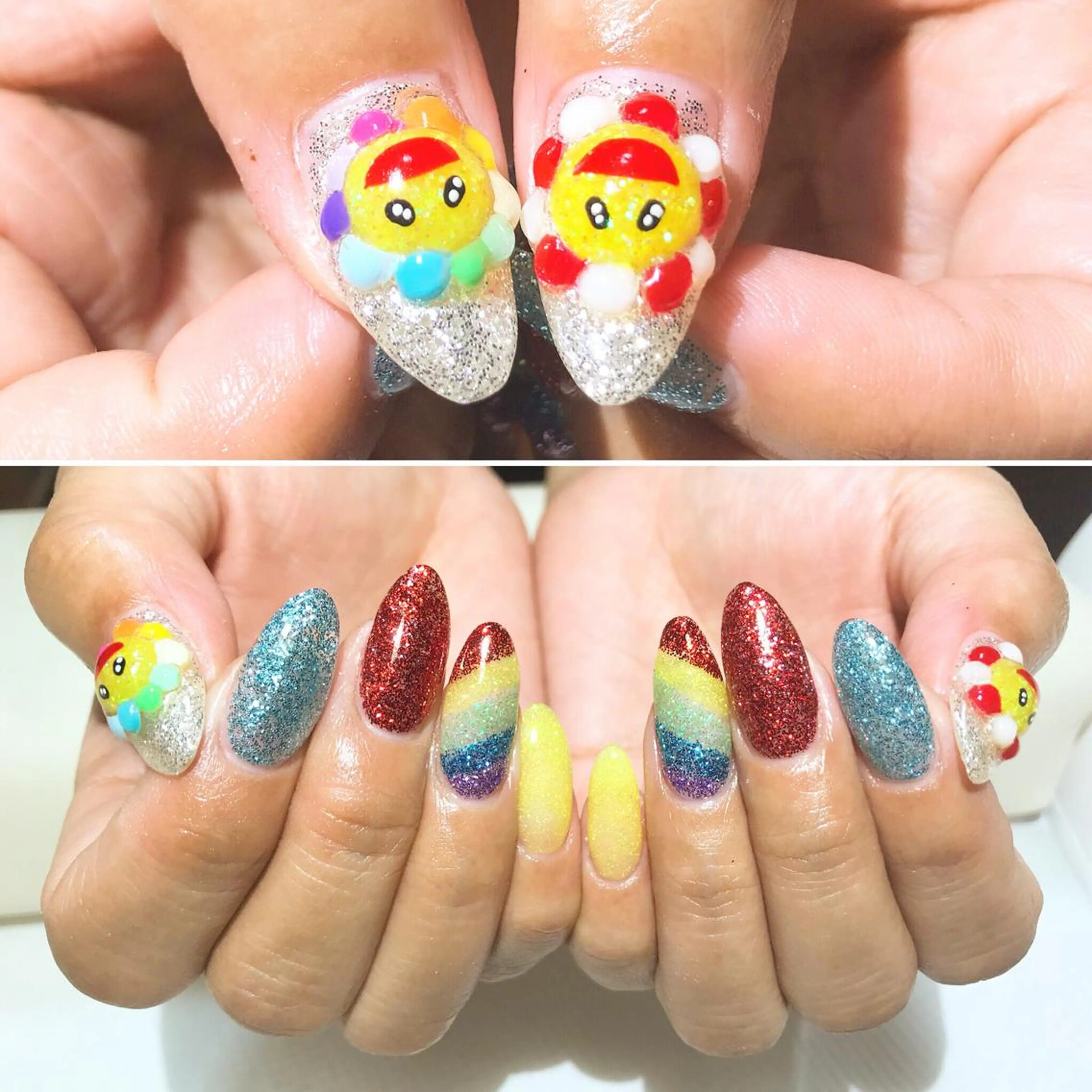 ネイル フットネイル キラキラネイル ラメ(グリッター) シンプルネイル 春ネイル ネイル フフラ所属・nail fufla ♡yamane♡のネイルデザイン