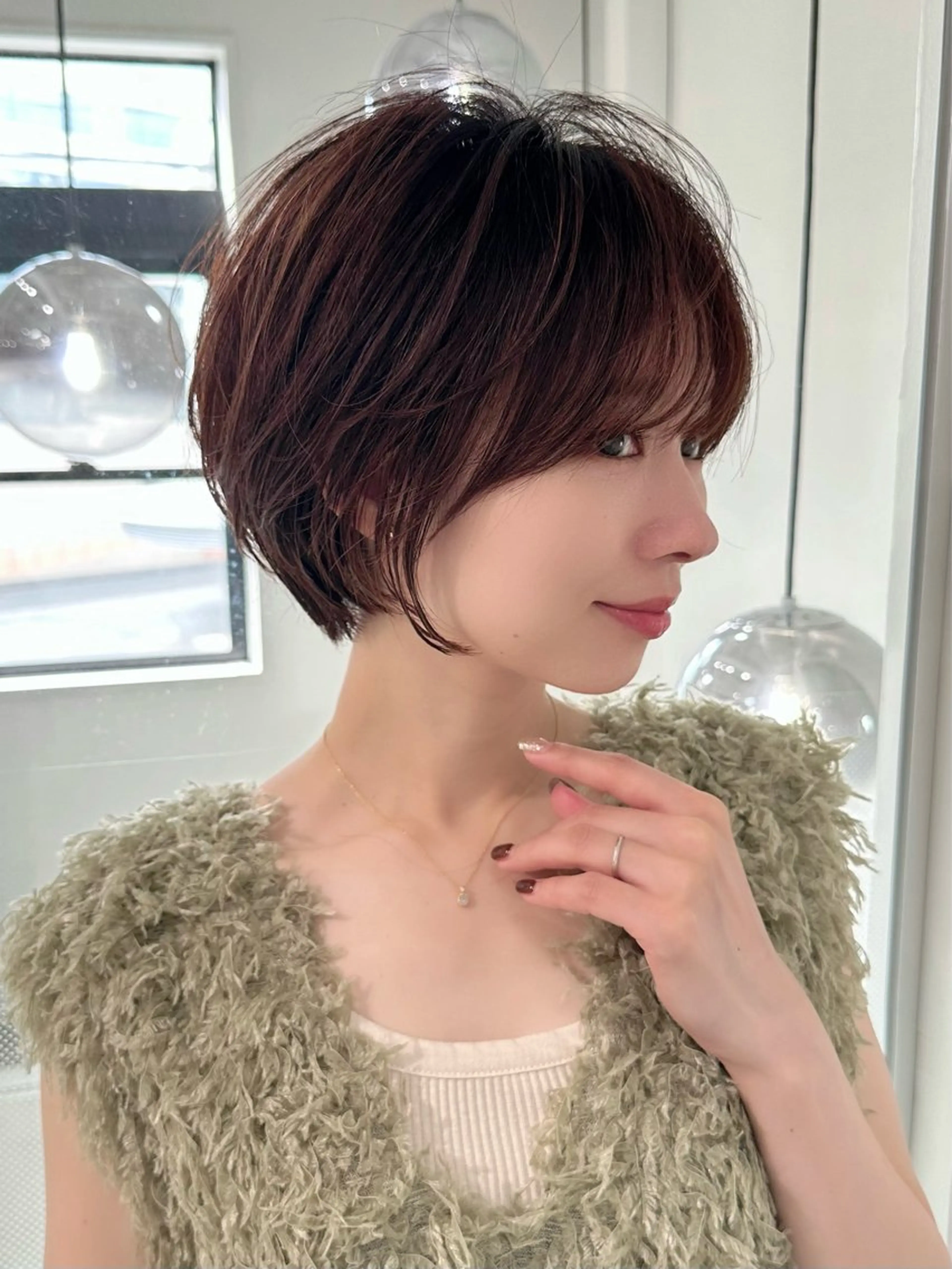 ショート カット ヘアカラー トリートメント ヘッドスパ taiga ショート /レイヤー/矯正🌈のヘアスタイル