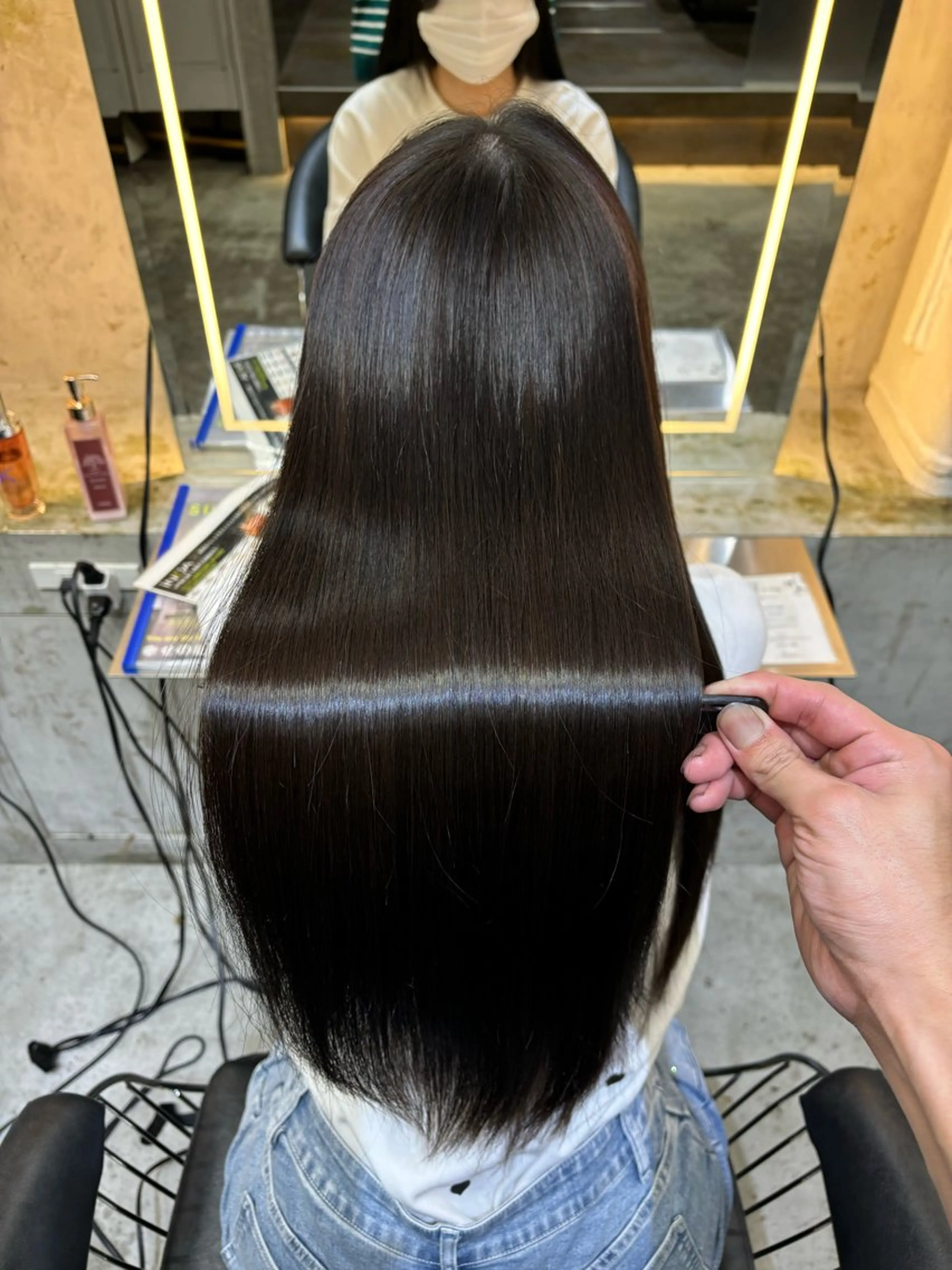 💎【最強ケア剤入り】💎艶髪縮毛矯正➕高補修3stepトリートメント✨➕ナノスチーム💨の写真