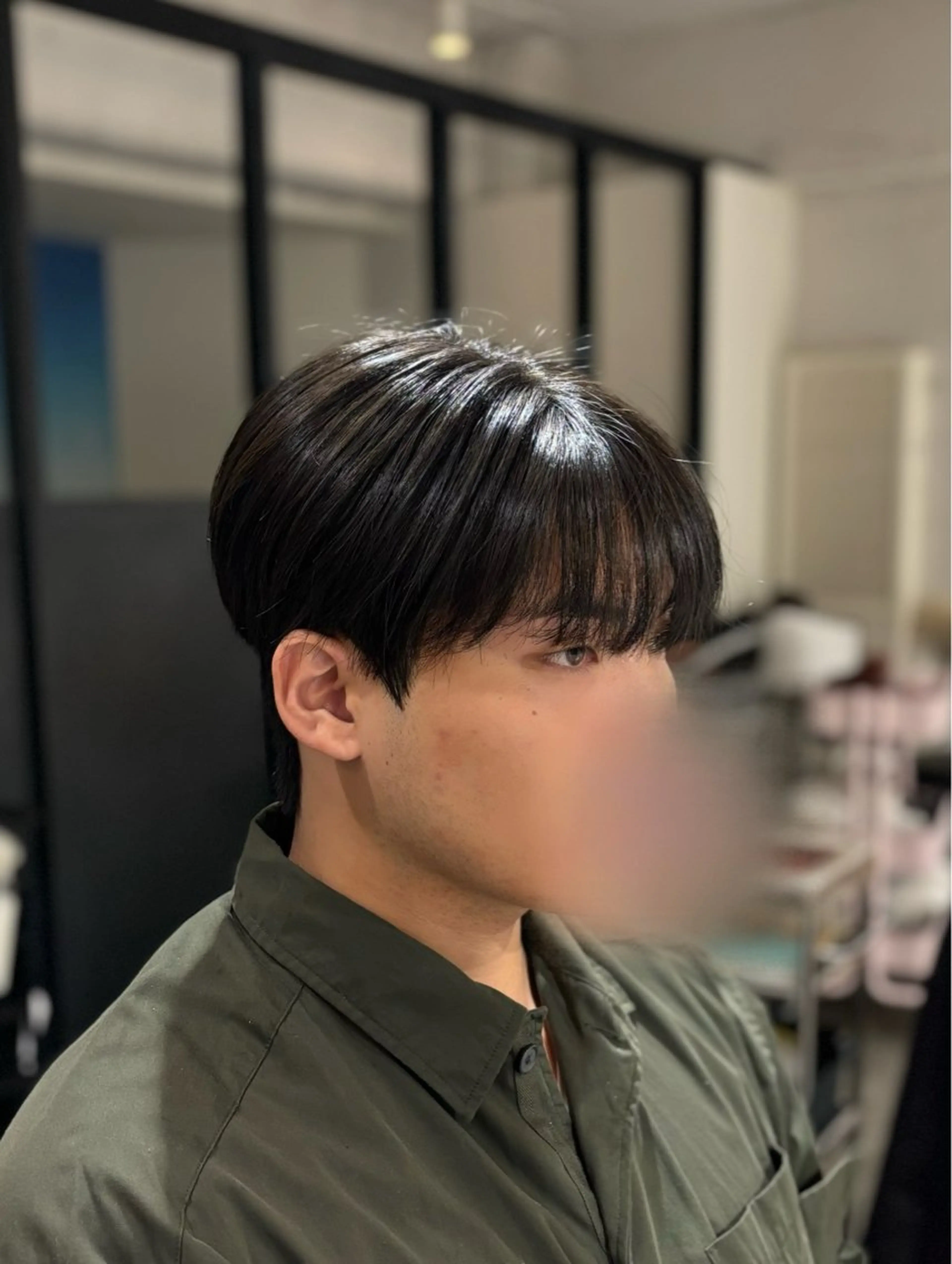 ショート パーマ メンズ カット パーマ 縮毛矯正 韓国メンズヘア/ ダウンパーマ/歩夢のヘアスタイル