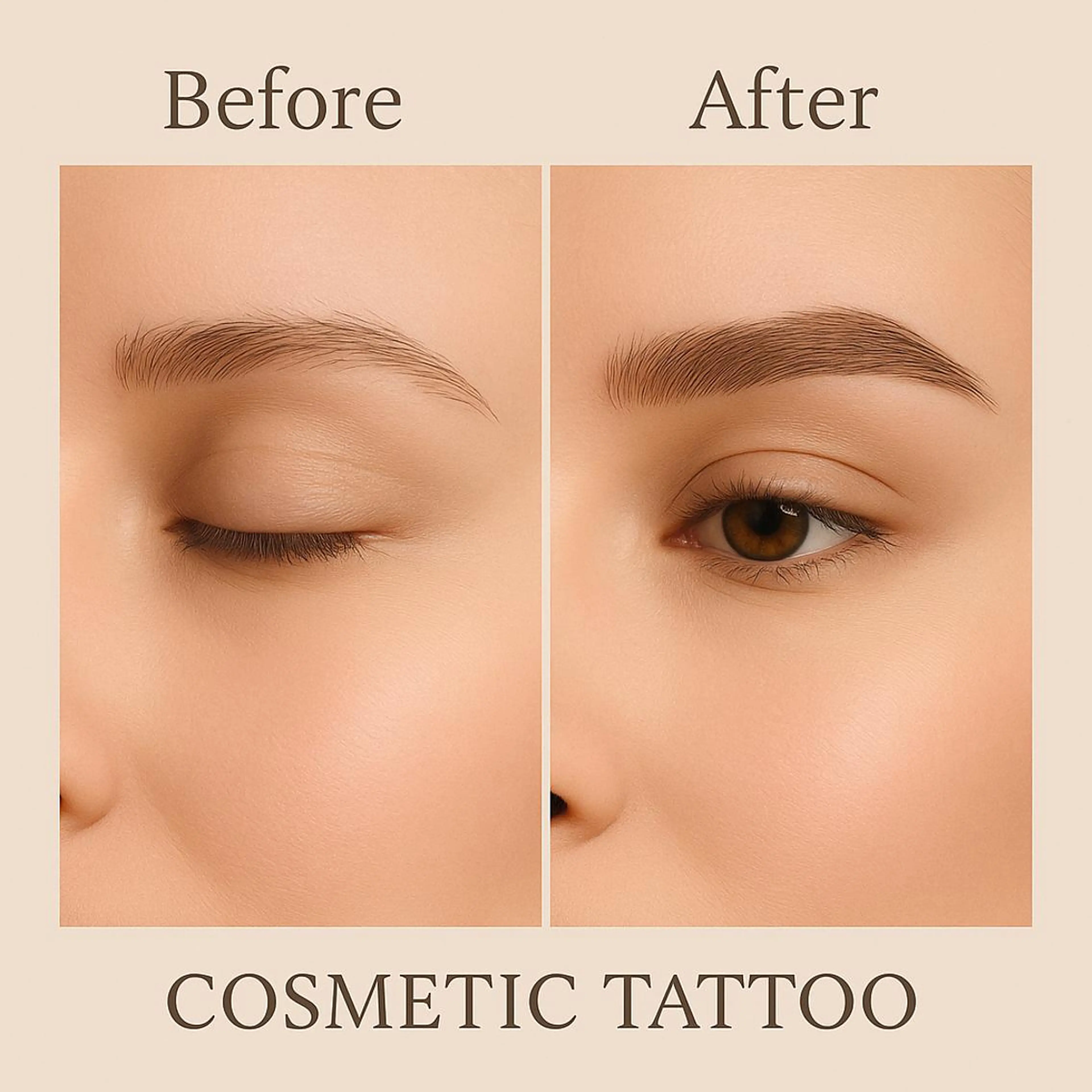 消えないまゆ毛／消えない唇💋の写真