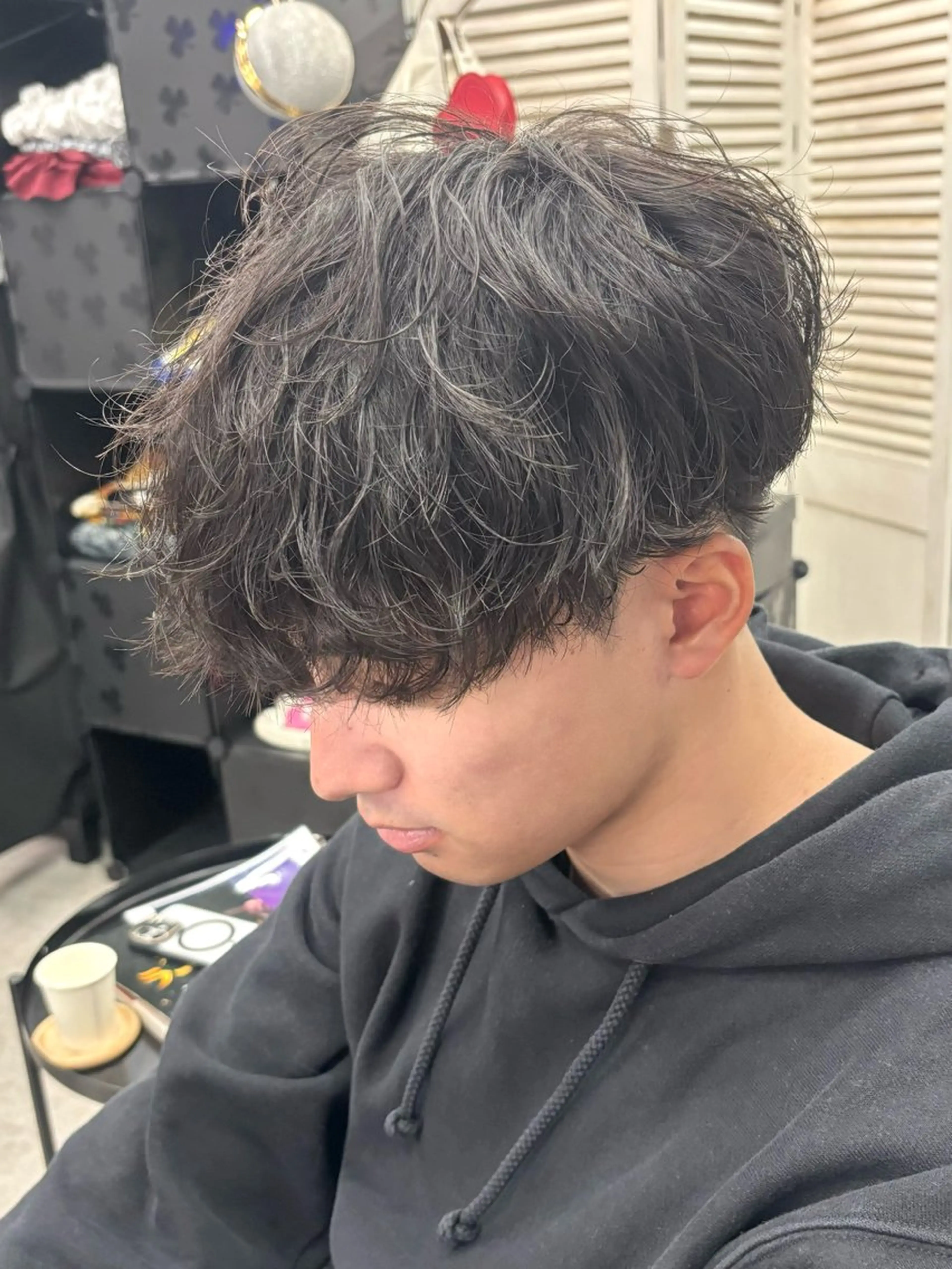 ショート パーマ メンズ メンズパーマ カット パーマ メンズサロンロス【LOSS】所属・メンズパーマ/新潟駅 NOBUTA🔥のヘアスタイル