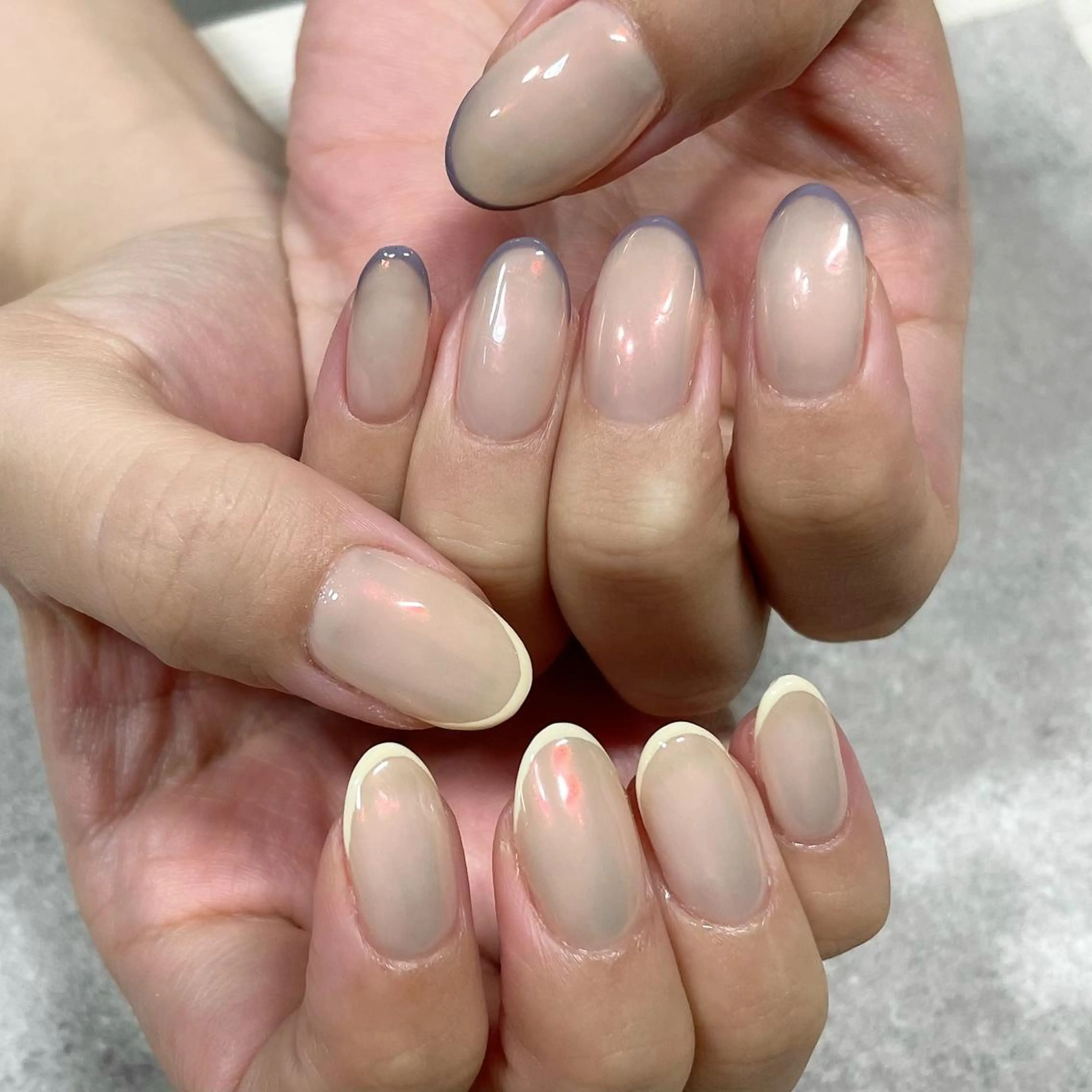 ネイル ジェルネイル シンプルネイル 東 千夏のネイルデザイン