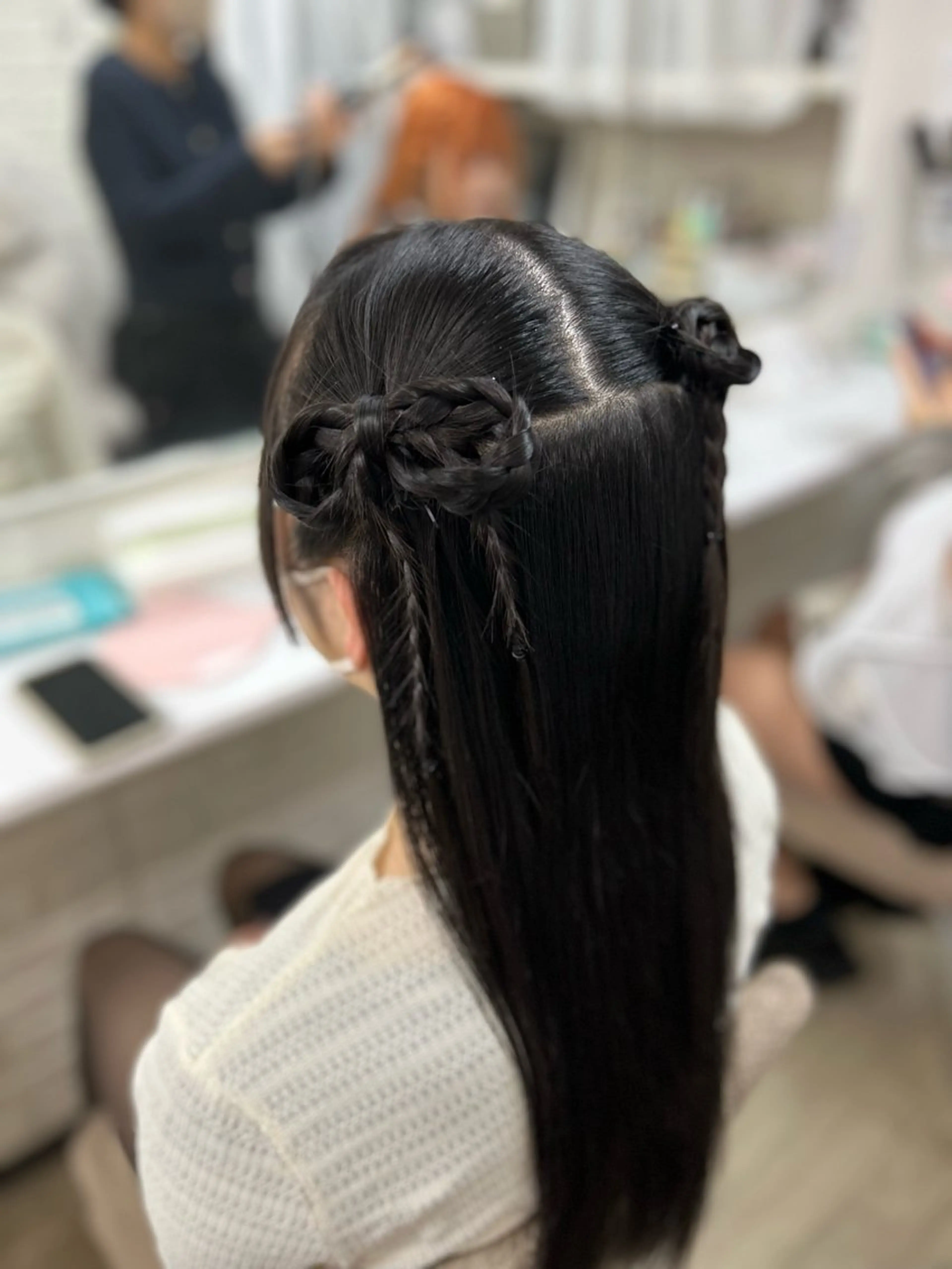 ヘアアレンジ 三つ編み へアセット/心斎橋 支持率No.1✨🌈のヘアスタイル