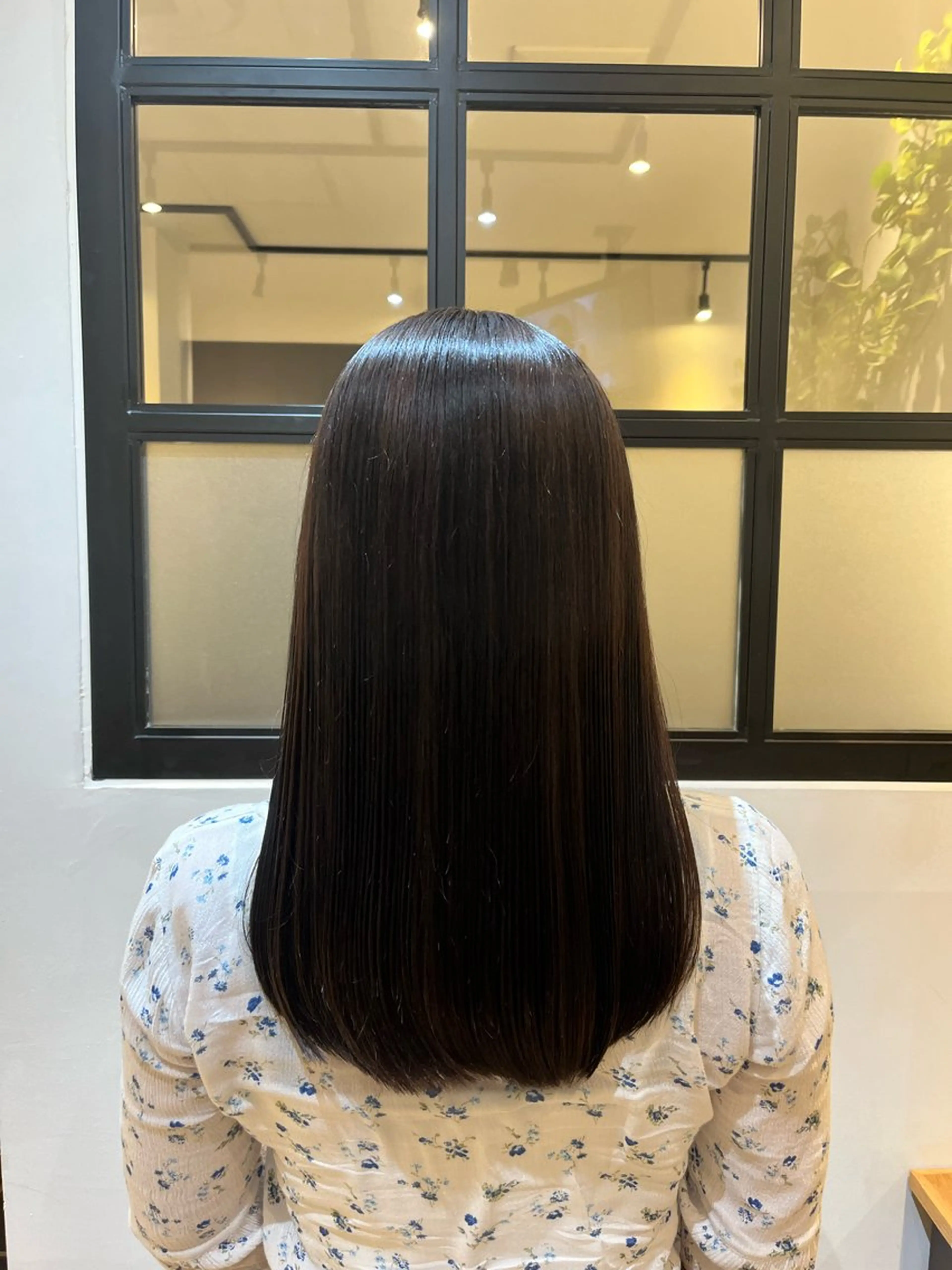 ロング カラー Rika🎀 艶カラー🫧縮毛矯正のヘアスタイル