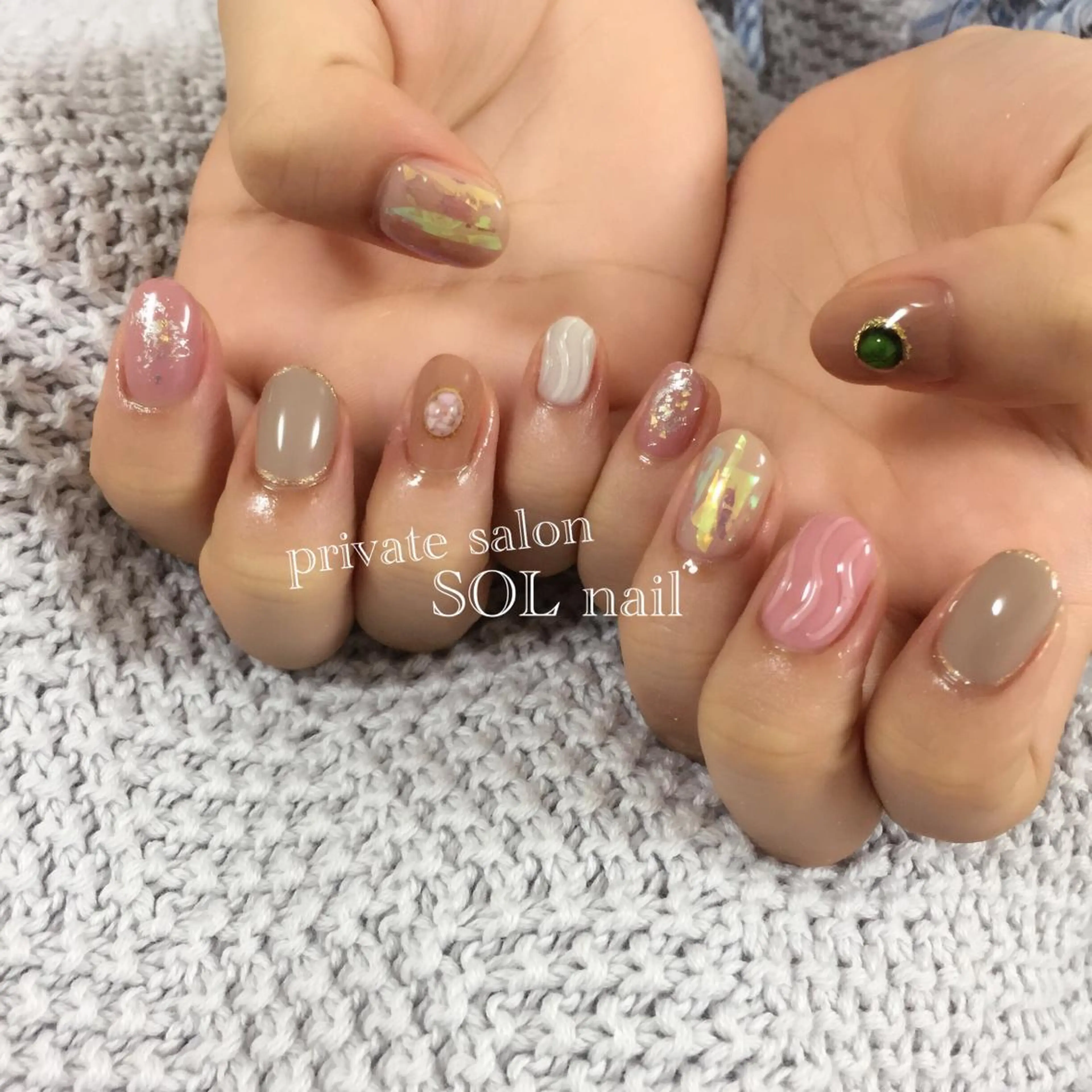 ネイル SOL NAILのネイルデザイン