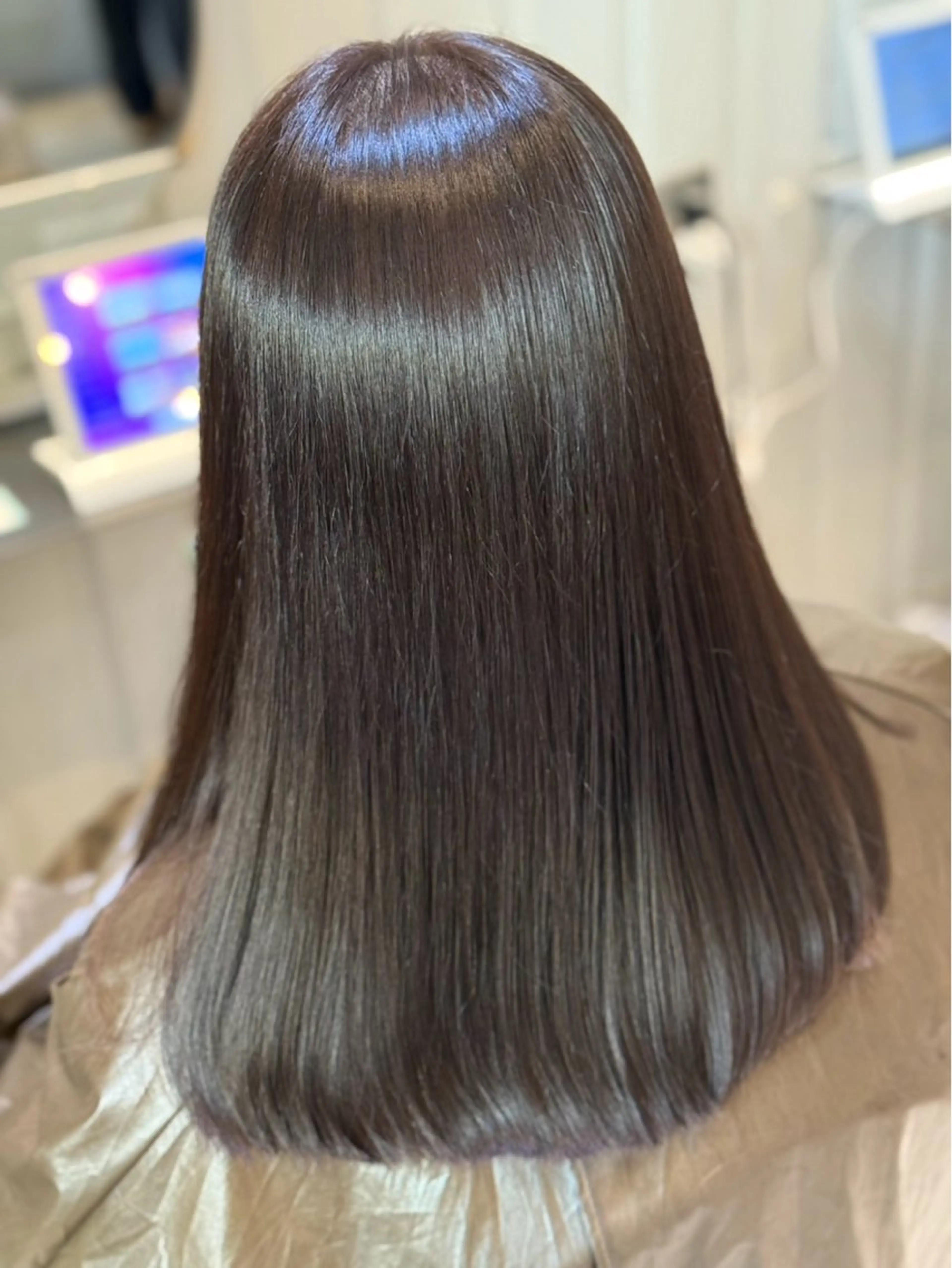 【縮毛矯正💫】髪質改善ストレート🫧+カット✂️の写真