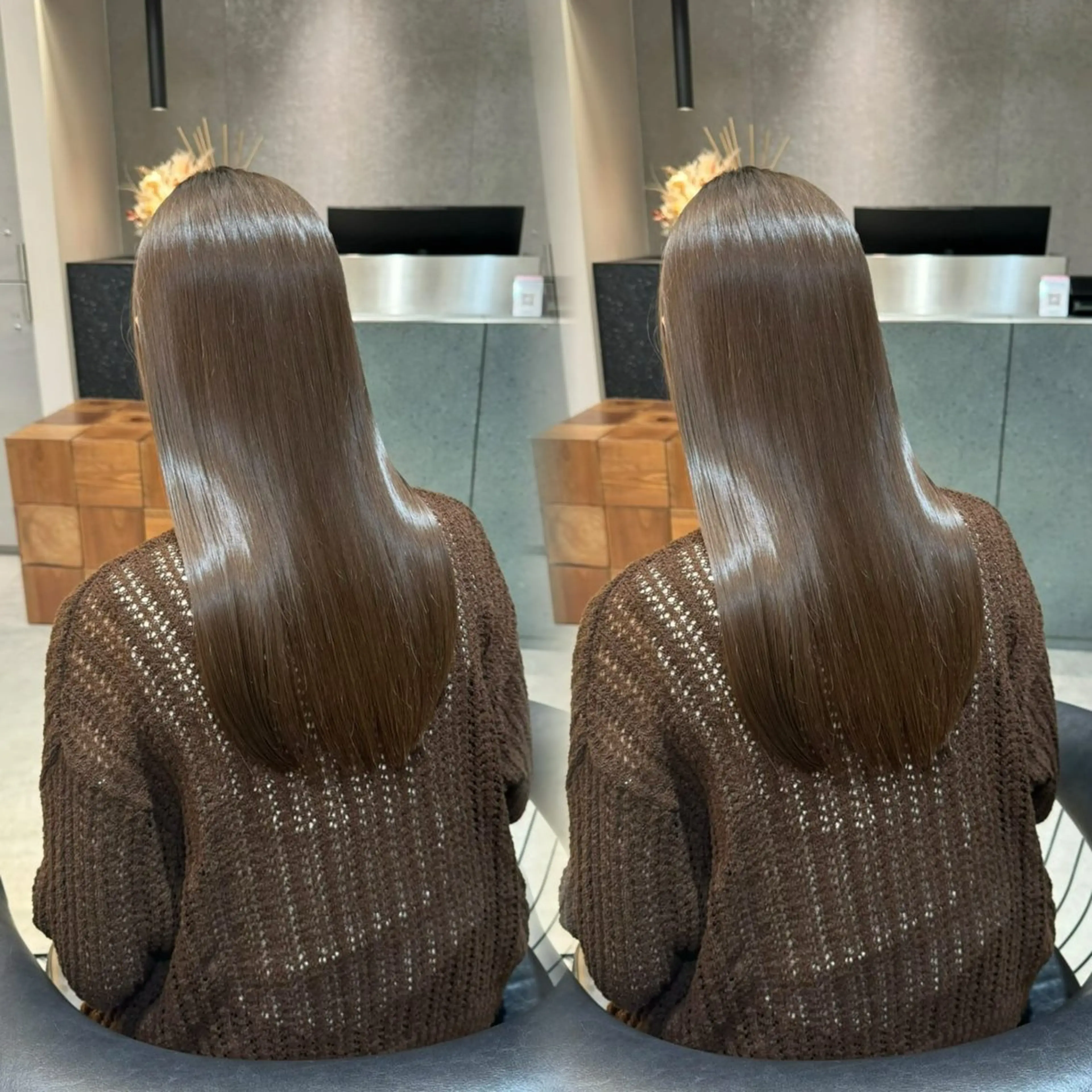 ロング ヘアカラー 縮毛矯正 トリートメント lond rouge所属・🍂透明感カラー 美髪矯正　YUTOのヘアスタイル