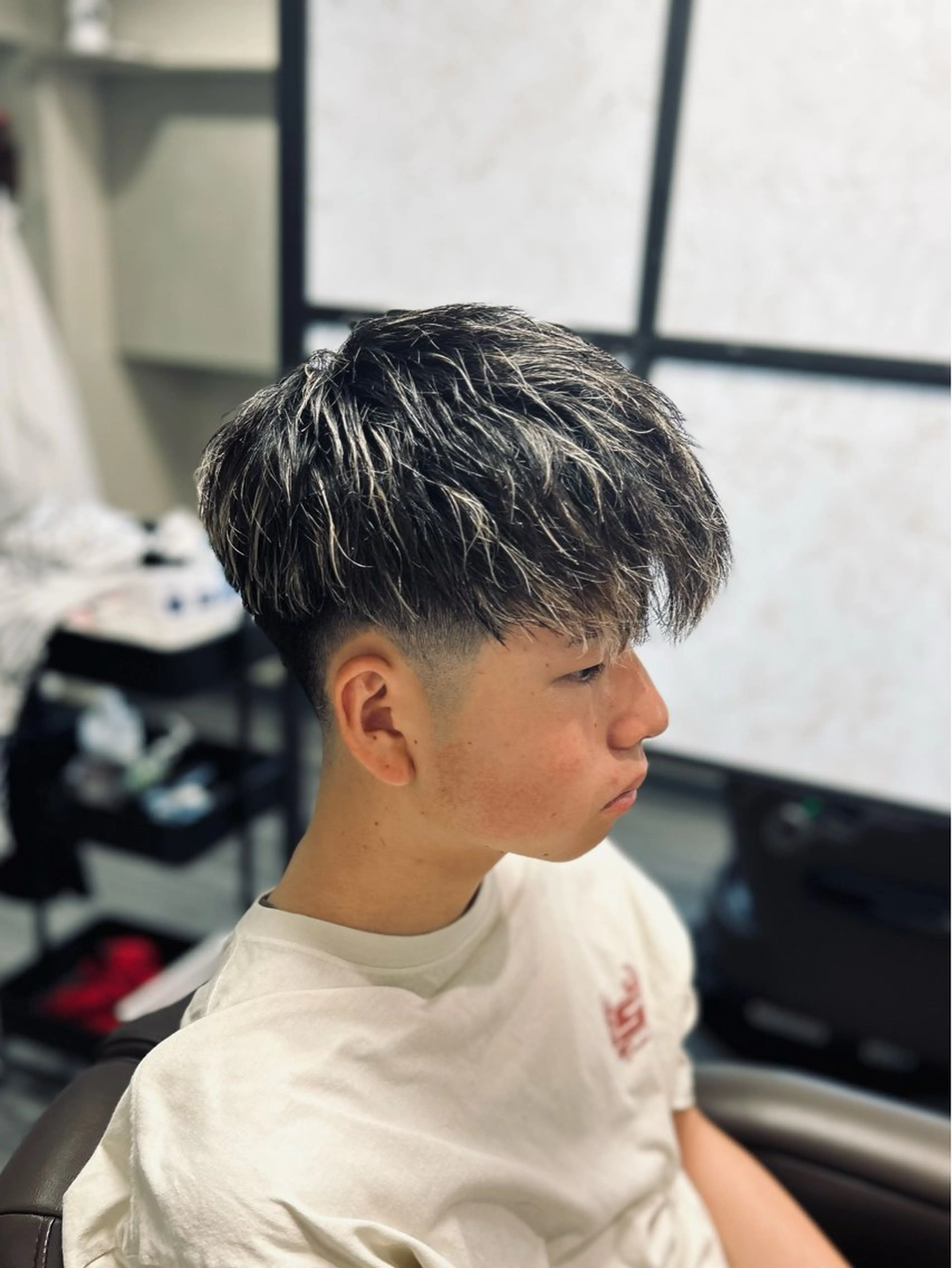 メンズ メンズハイライト カット メンズカット/ 雄大のヘアスタイル