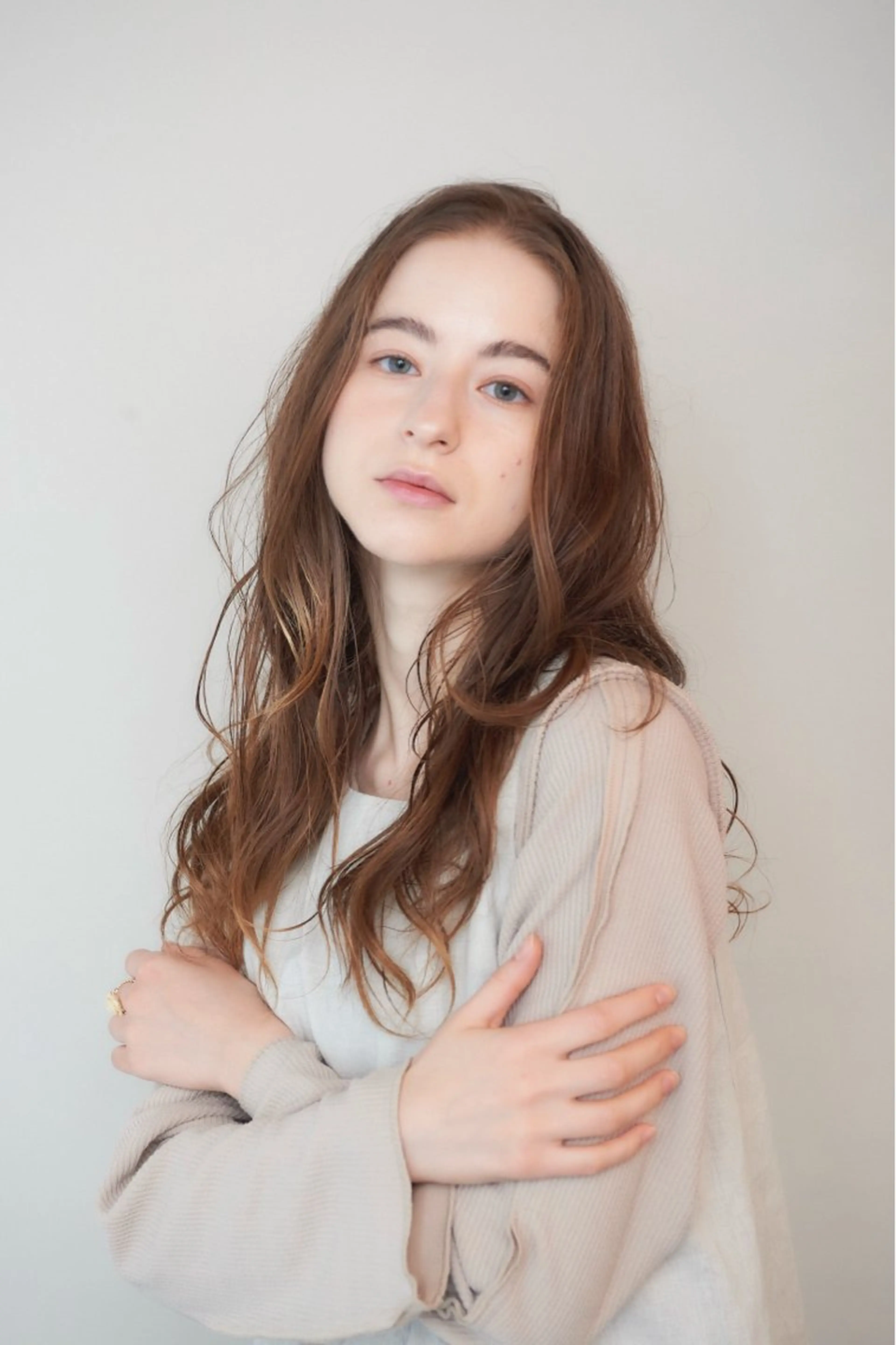 セミロング カラー パーマ カット パーマ 髪質改善／美髪矯正 林田和真のヘアスタイル