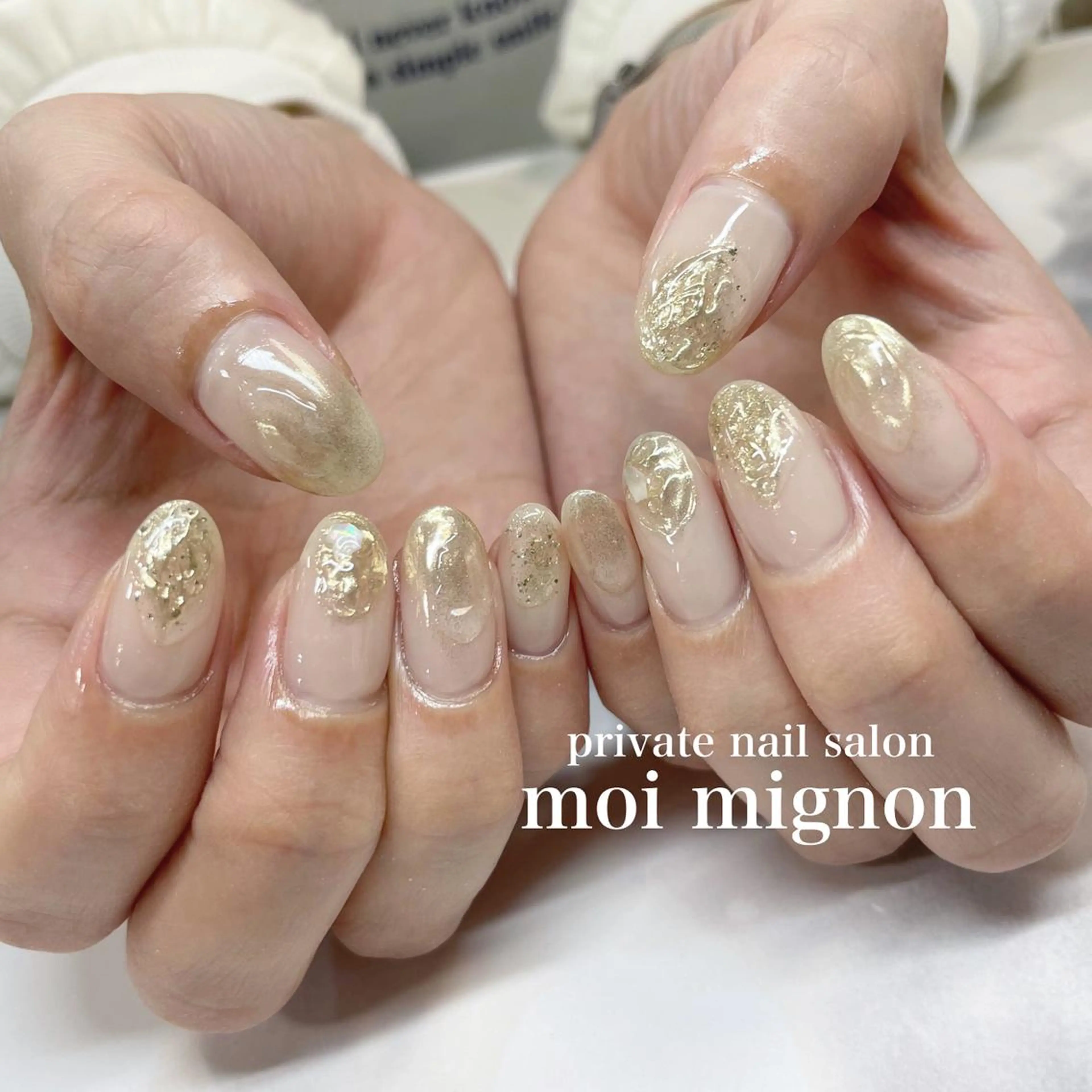 ネイル クリアネイル ニュアンスネイル ハンドネイル nailist Aki♡のネイルデザイン